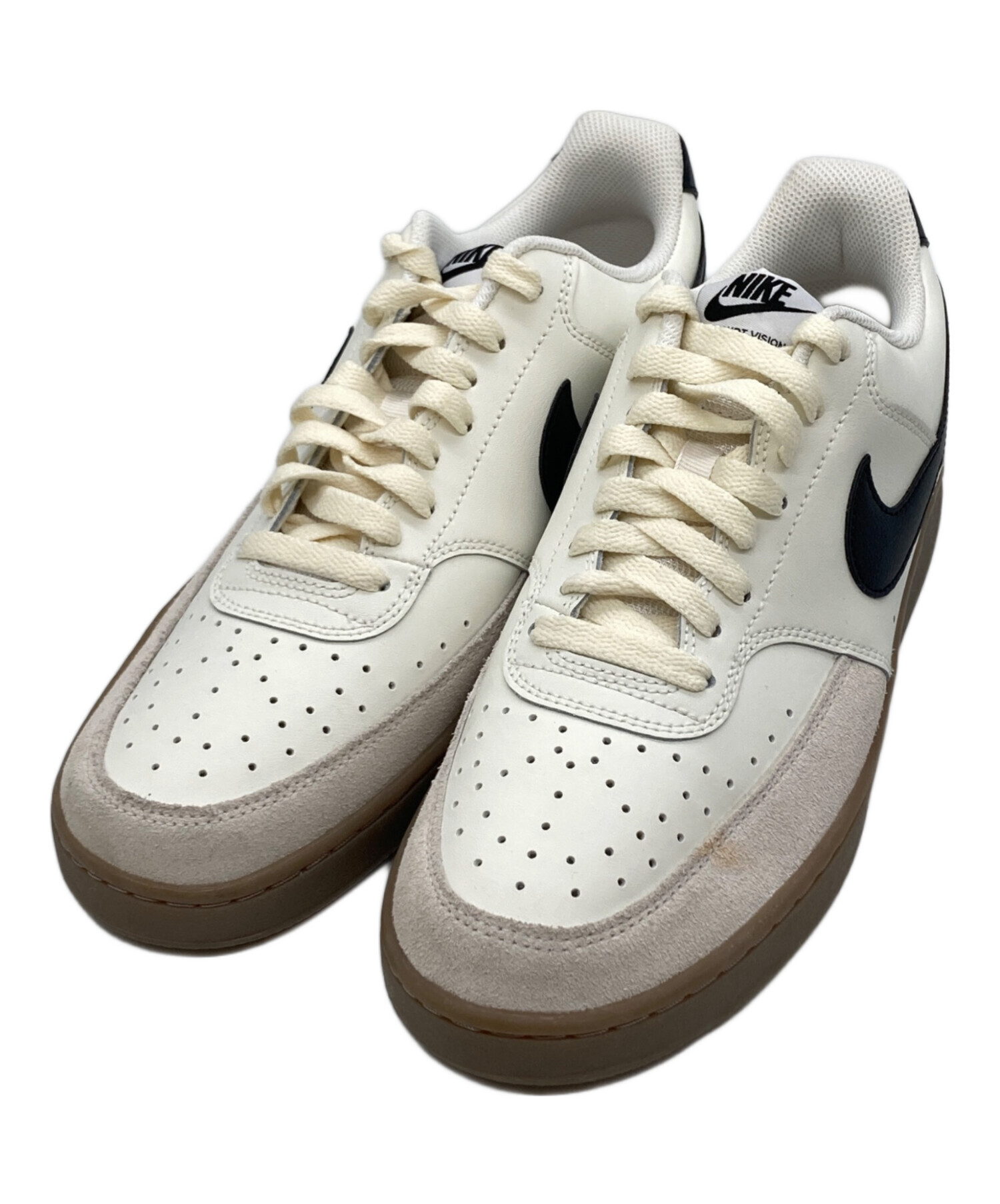 中古・古着通販】NIKE (ナイキ) コート ビジョン LOW ホワイト サイズ 
