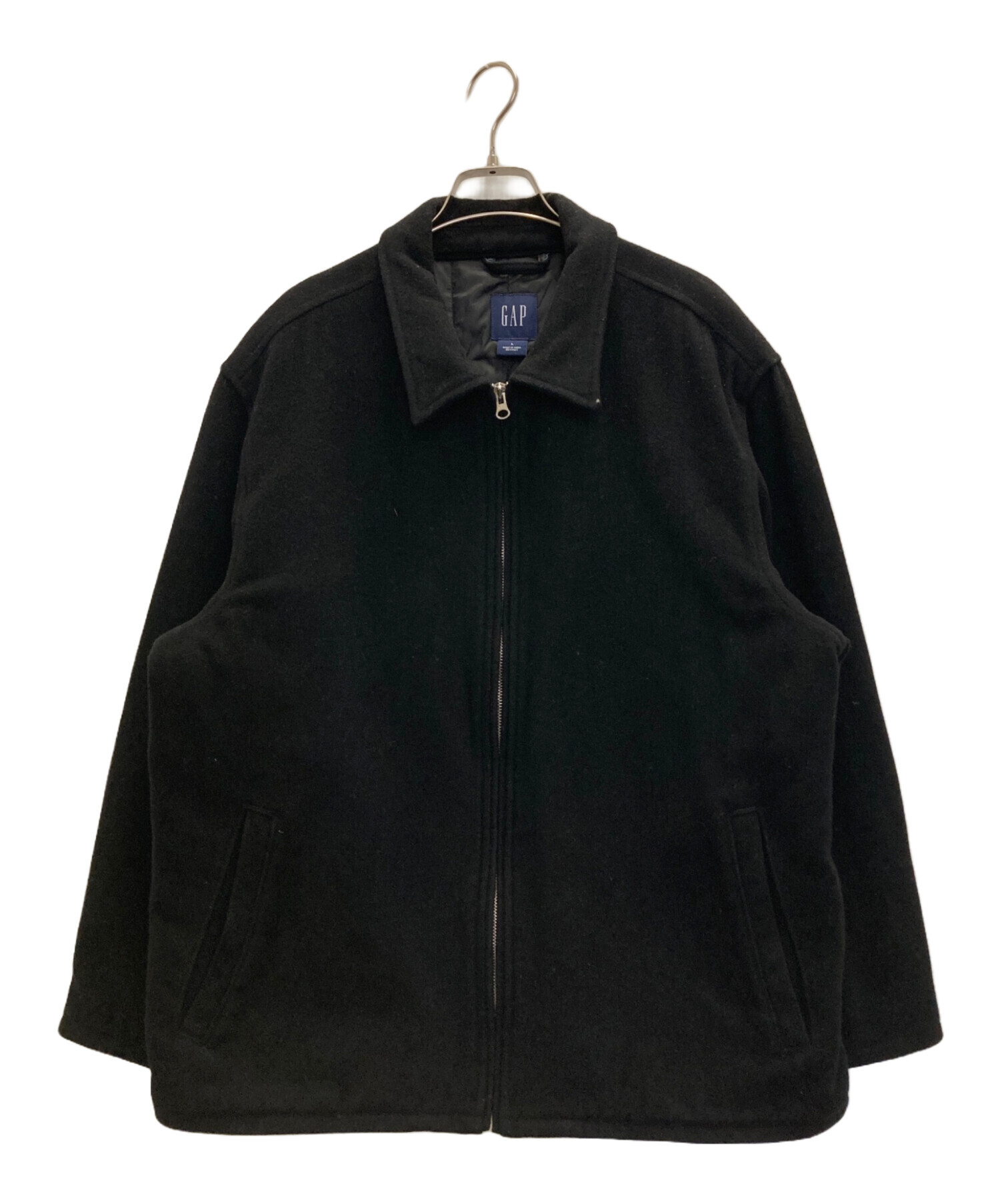 中古・古着通販】GAP (ギャップ) ジップアップジャケット ブラック 