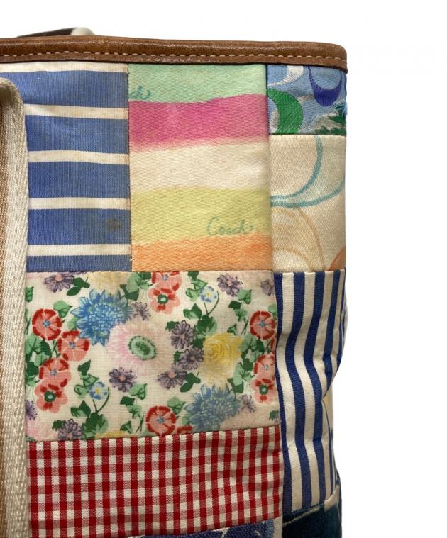 中古・古着通販】COACH (コーチ) パッチワークトートバッグ マルチ