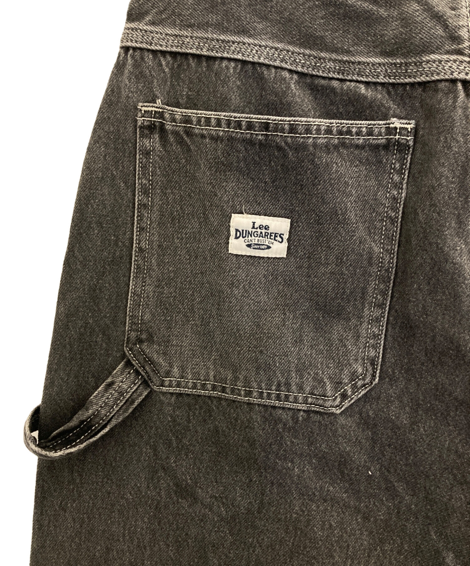 USA古着 Lee リー DUNGAREES デニムペインターパンツ 中古・古着通販】LEE (リー) DUNGAREES ダブルニー ワイド ペインター