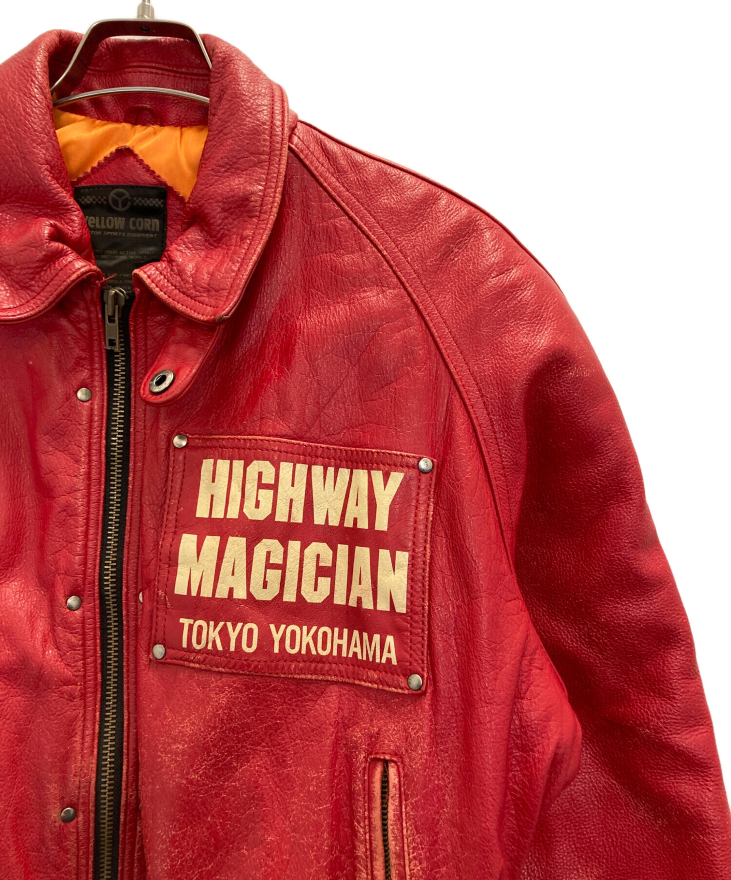 中古・古着通販】YELLOW CORN (イエローコーン) レザーライダース