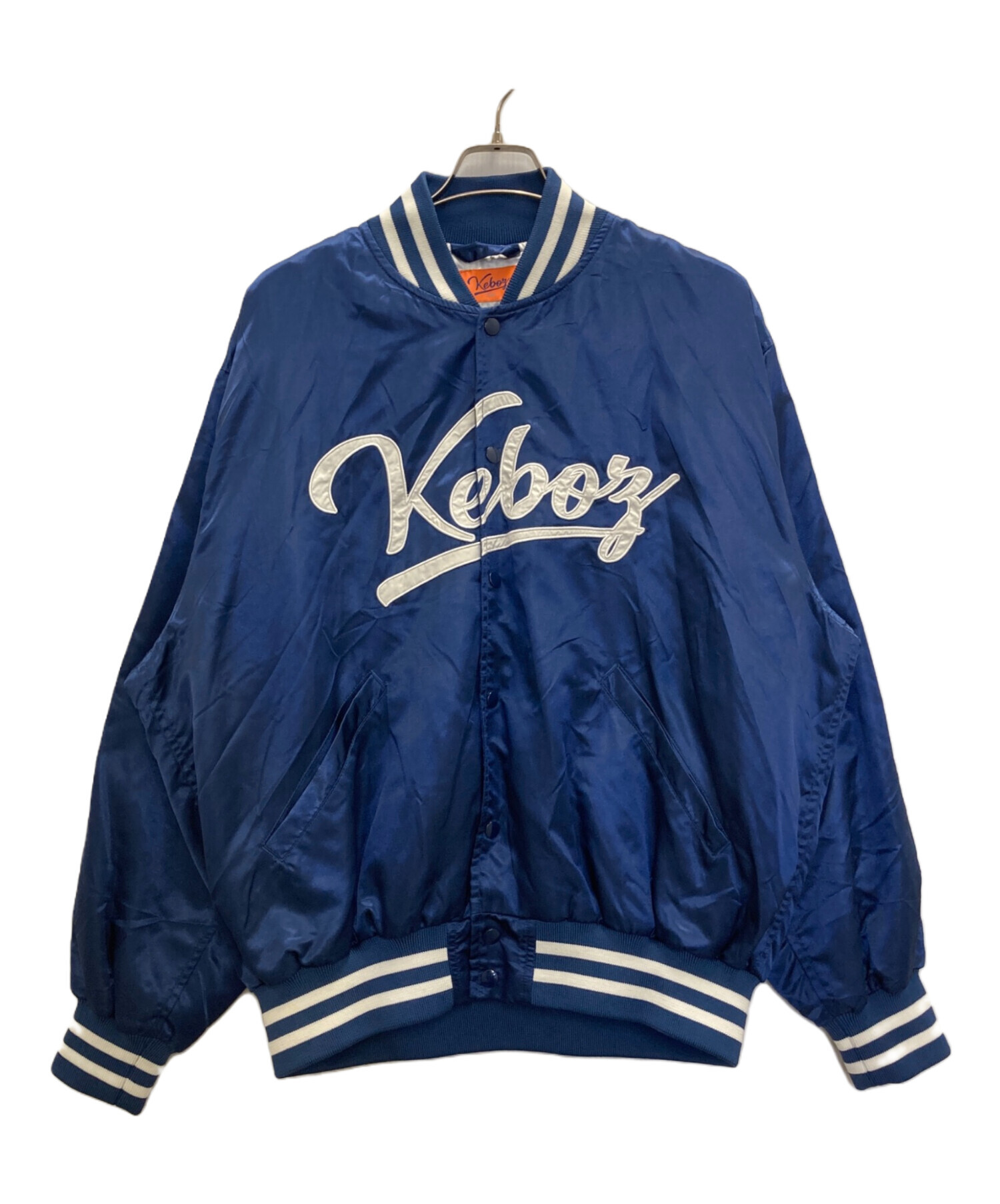 Bshop購入 GAME アワードジャケット Lサイズ 中古・古着通販】KEBOZ (ケボズ) サテンアワードジャケット ブルー