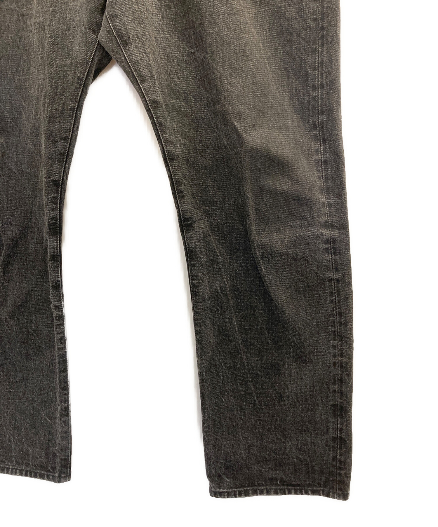 rrl /ガーメントダイ スリムパンツ グレー size:30 ダブルアールエル 中古・古着通販】RRL (ダブルアールエル) SLIM FITデニムパンツ