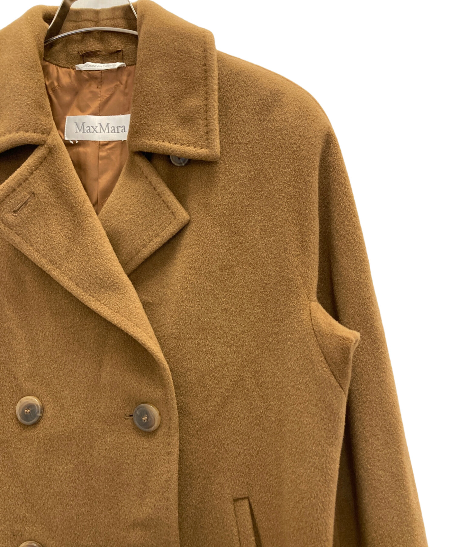 中古・古着通販】MaxMara (マックスマーラ) カシミヤ混ダブルコート