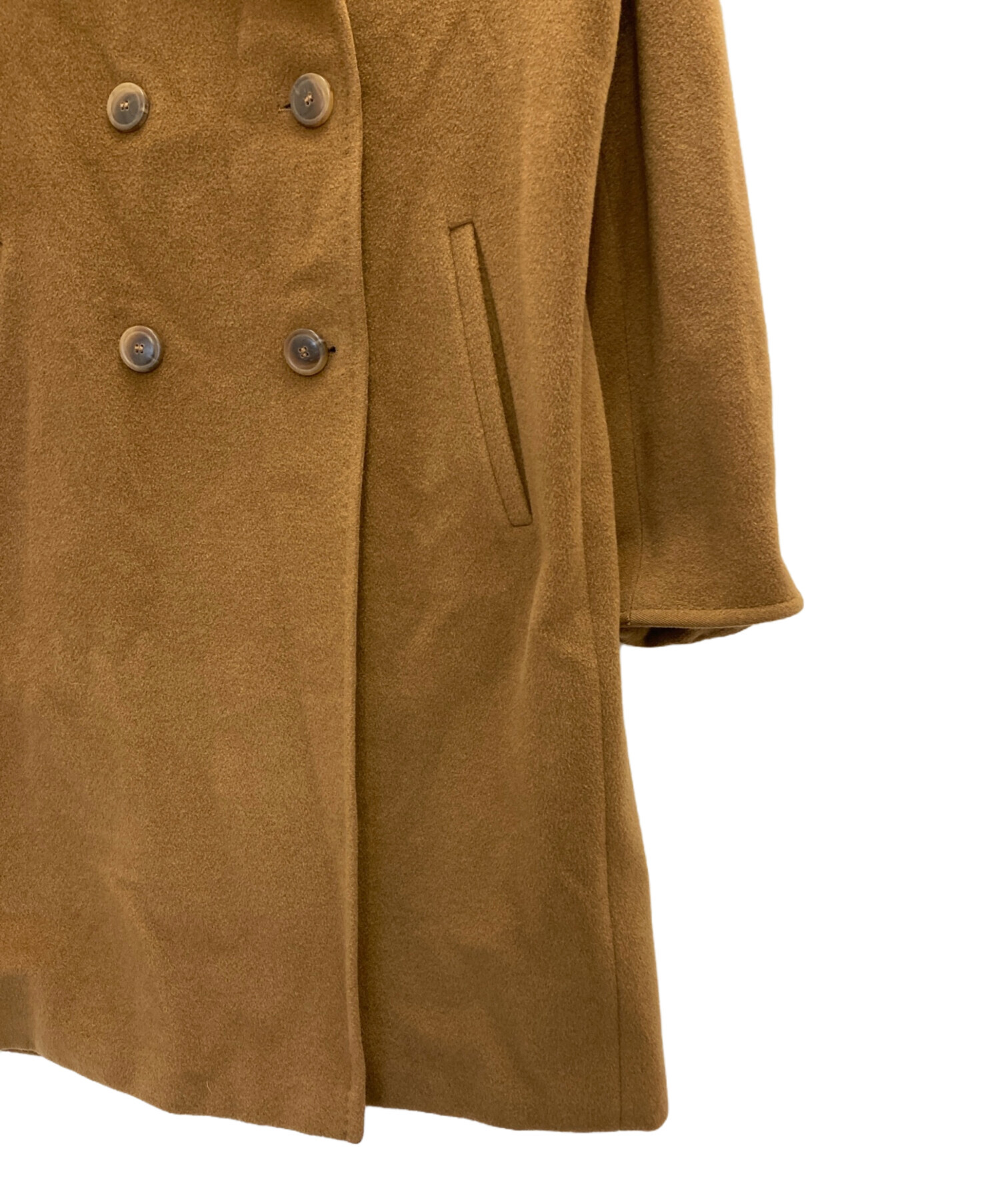 中古・古着通販】MaxMara (マックスマーラ) カシミヤ混ダブルコート