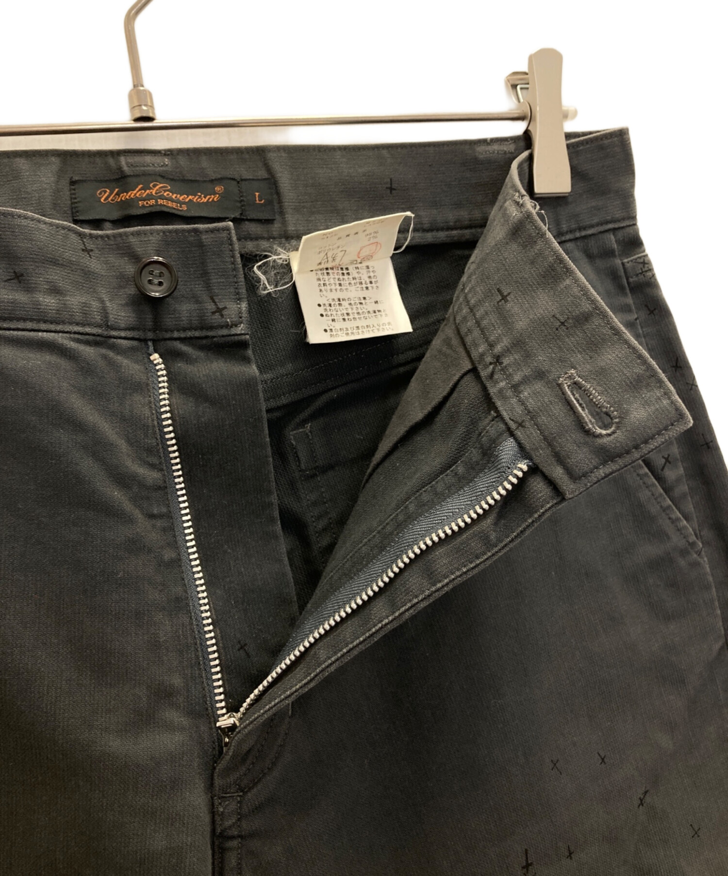 中古・古着通販】UNDERCOVER (アンダーカバー) 00s cross cotton pants