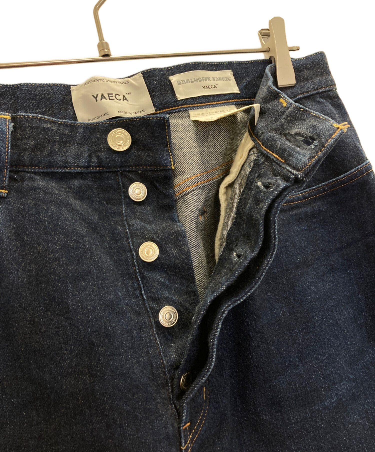 中古・古着通販】YAECA (ヤエカ) デニム ワイドテーパード インディゴ