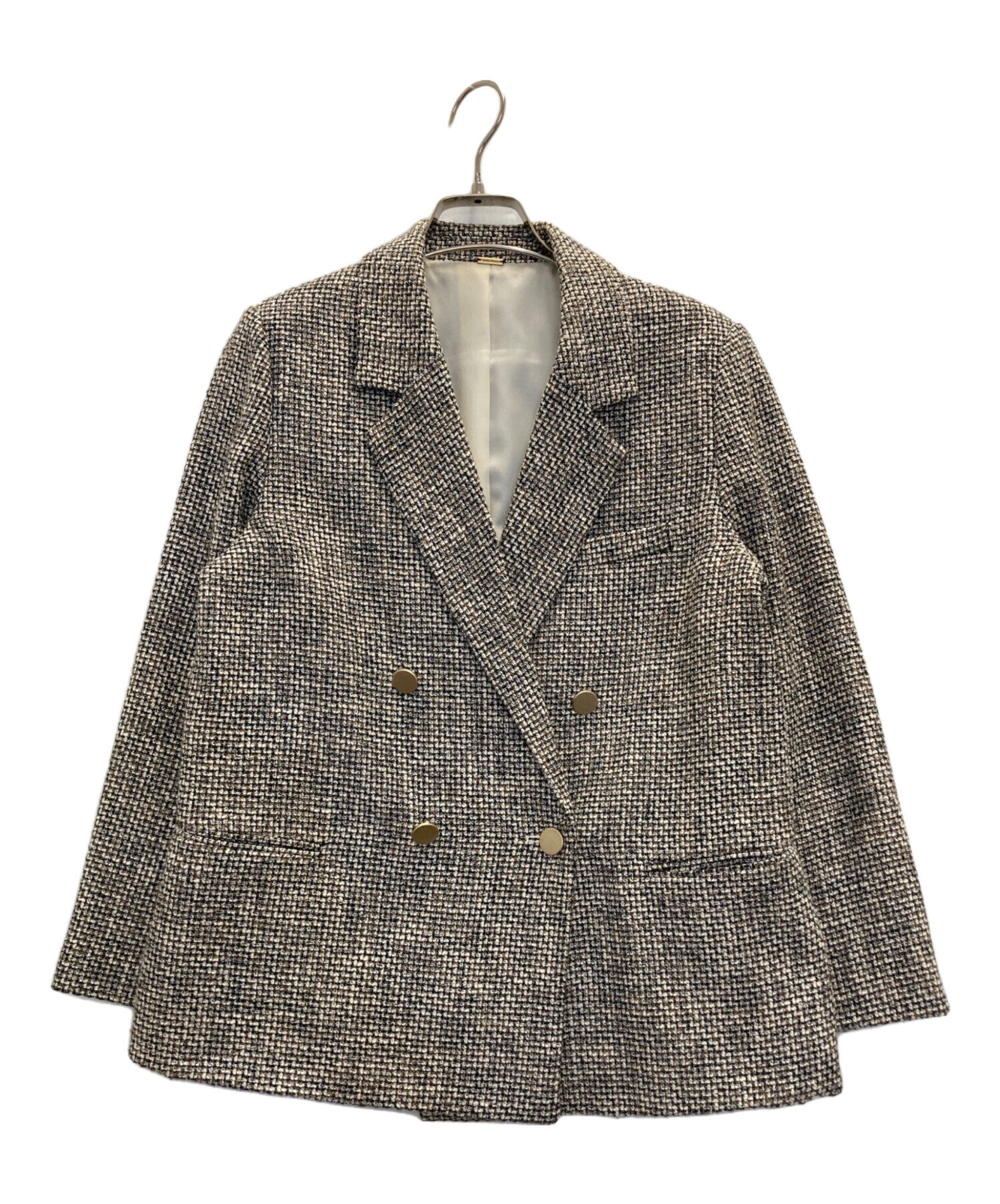 中古・古着通販】Mila Owen (ミラオーウェン) 金釦ダブルブレザー