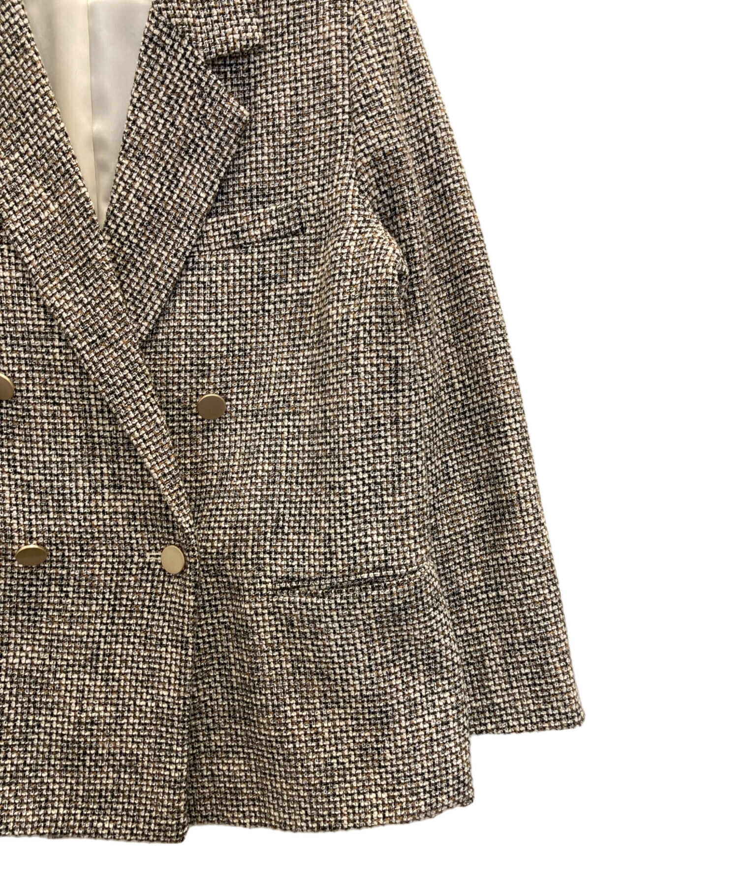 中古・古着通販】Mila Owen (ミラオーウェン) 金釦ダブルブレザー