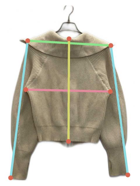 中古・古着通販】TODAYFUL (トゥデイフル) Washedwool Zip Knit