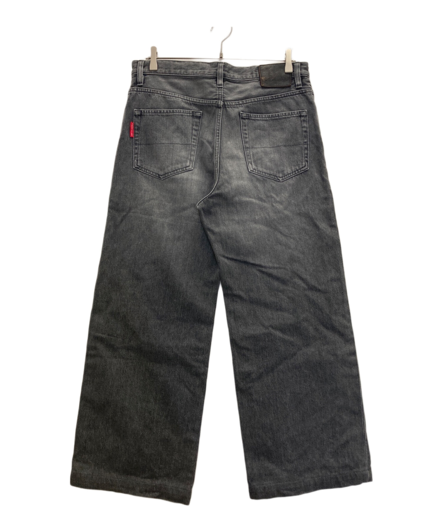 中古・古着通販】NEON SIGN (ネオンサイン) Loose Denim Pants BLACK
