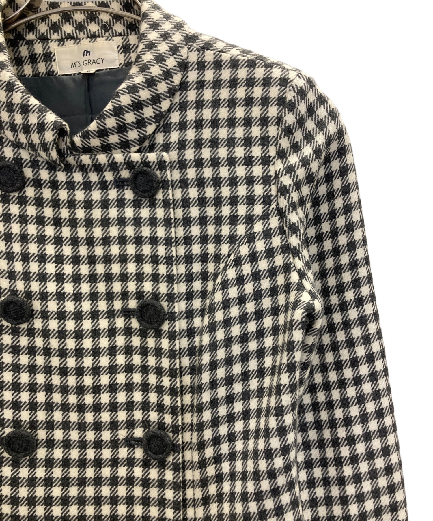 中古・古着通販】M'S GRACY (エムズグレイシー) ダブルチェックコート
