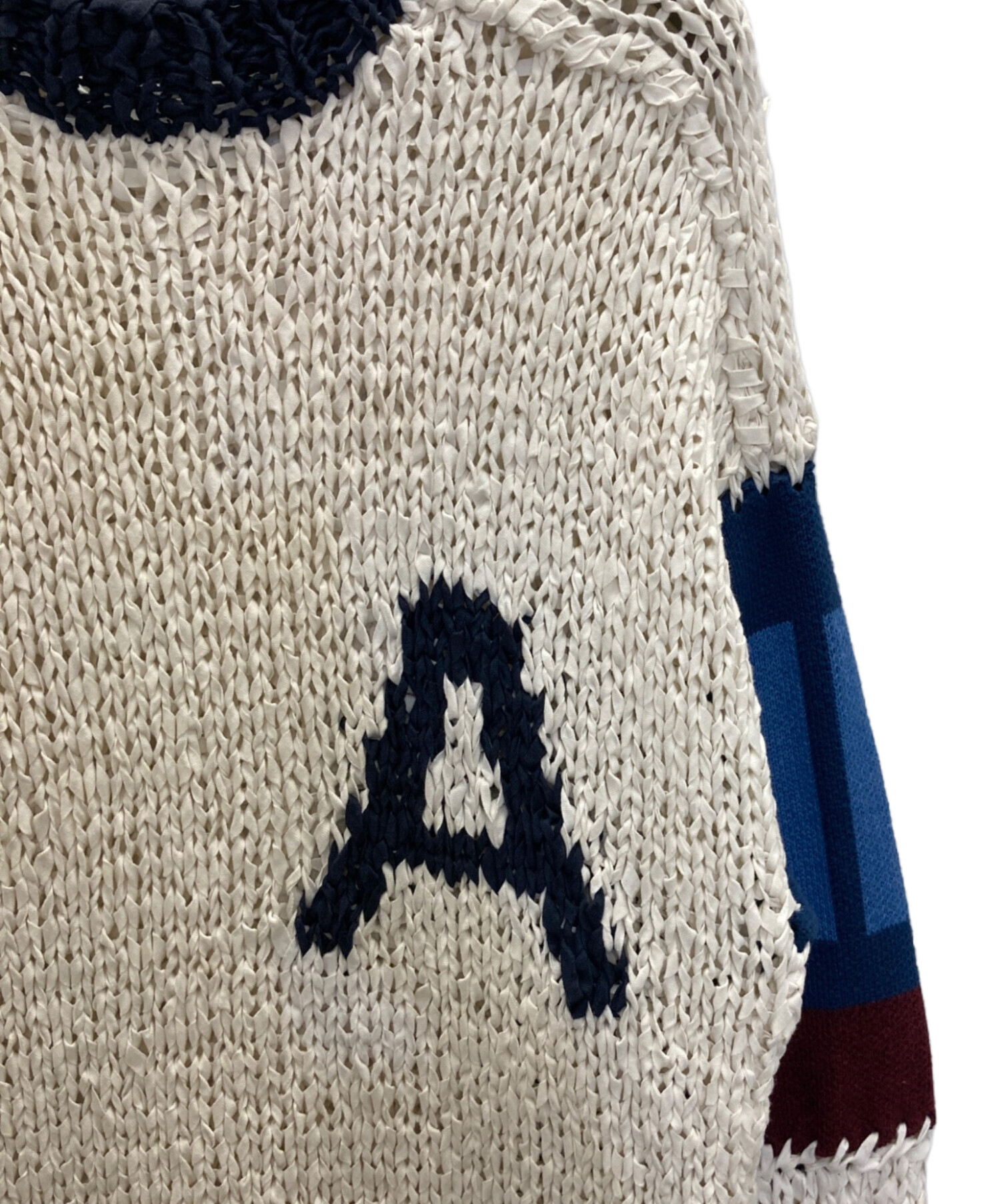 中古・古着通販】AMBUSH (アンブッシュ) LOVE/LIFE SWEATER ホワイト