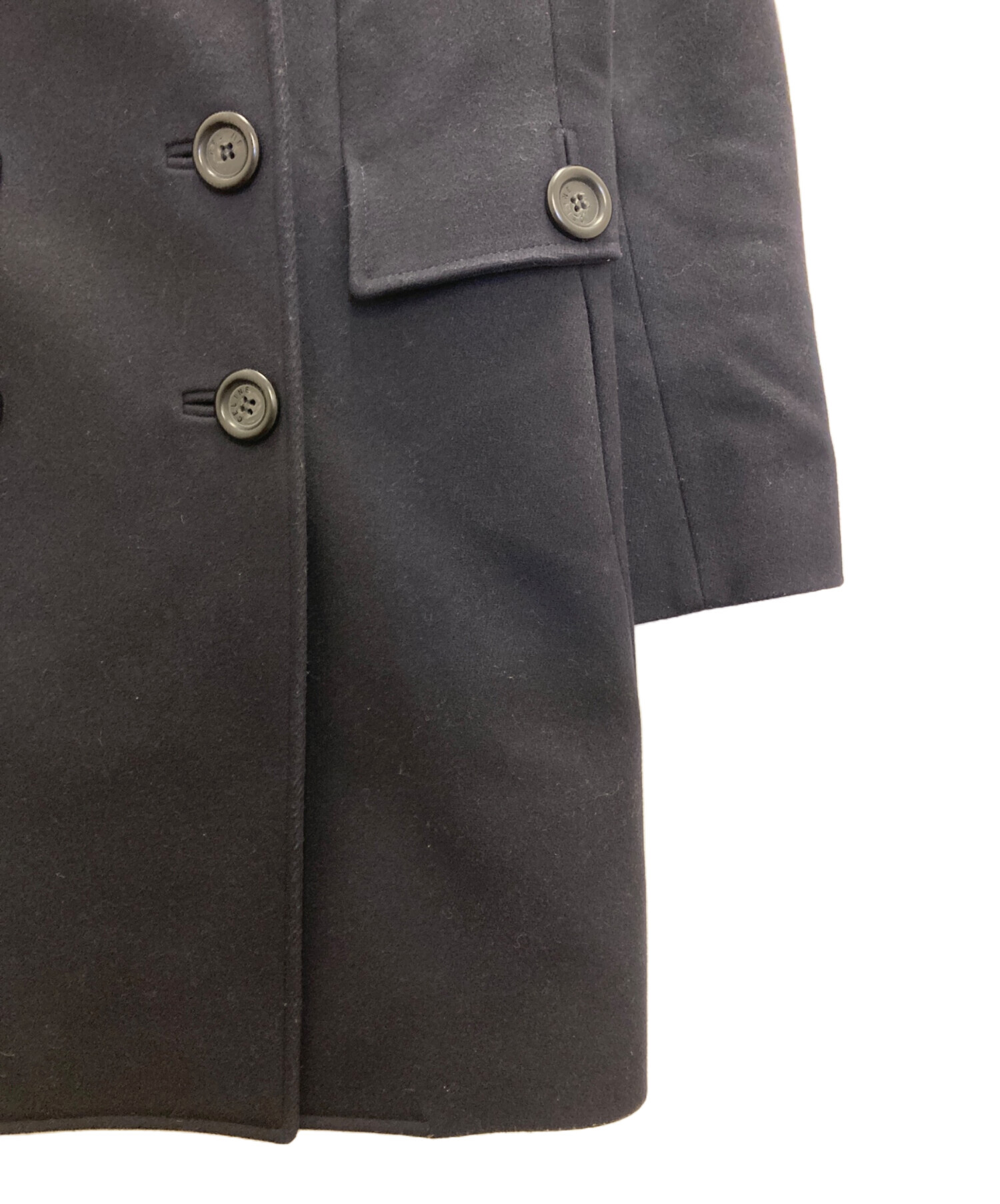 中古・古着通販】CELINE (セリーヌ) ダブルブレストコート ネイビー 