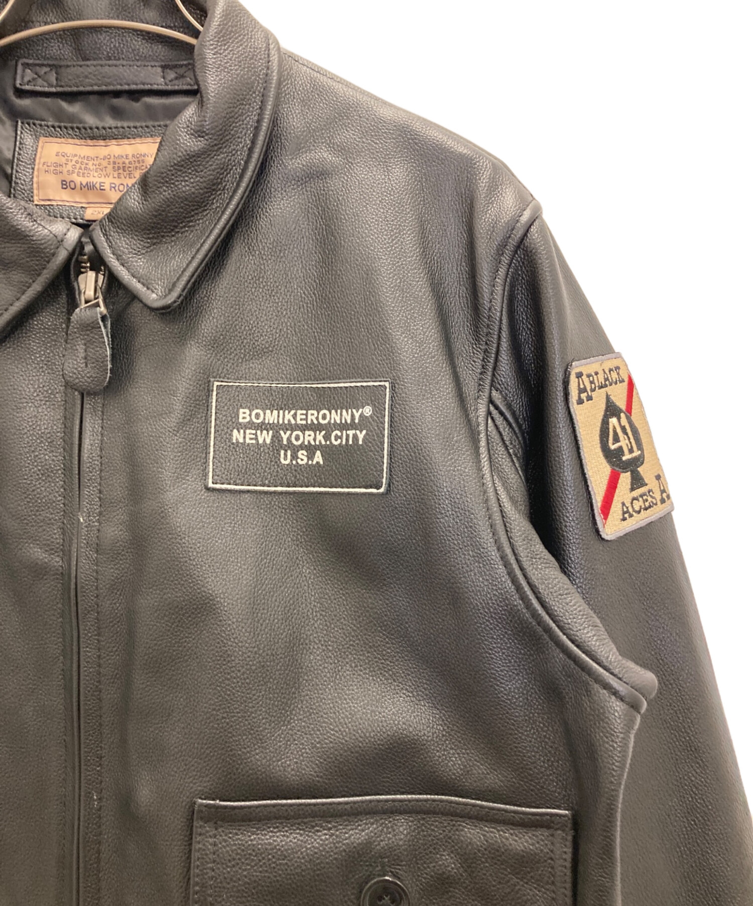 中古・古着通販】bo mike ronny (ビーオーマイクロニー) A-2 フライト