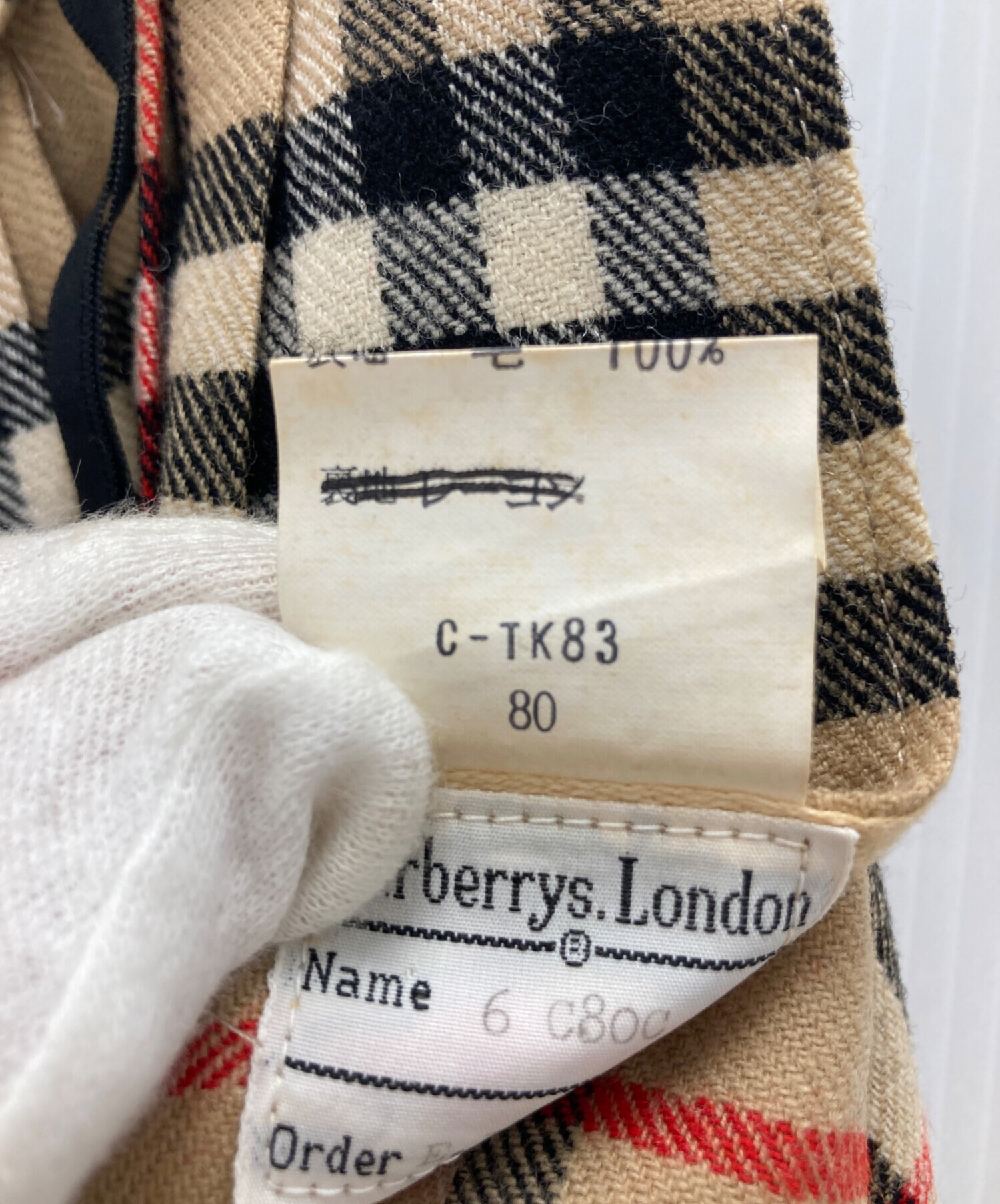 中古・古着通販】Burberry's (バーバリーズ) ノバチェックキルト