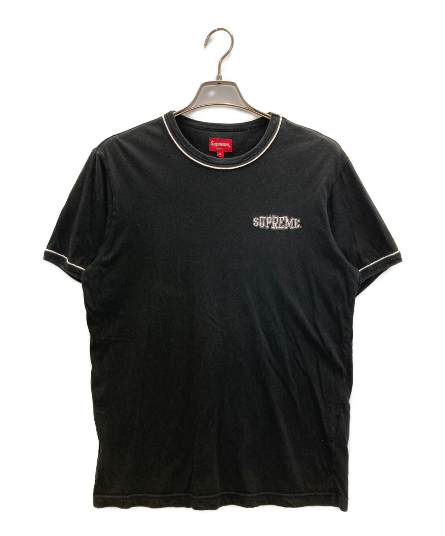 中古・古着通販】Supreme (シュプリーム) Piping Ringer Tee ブラック 