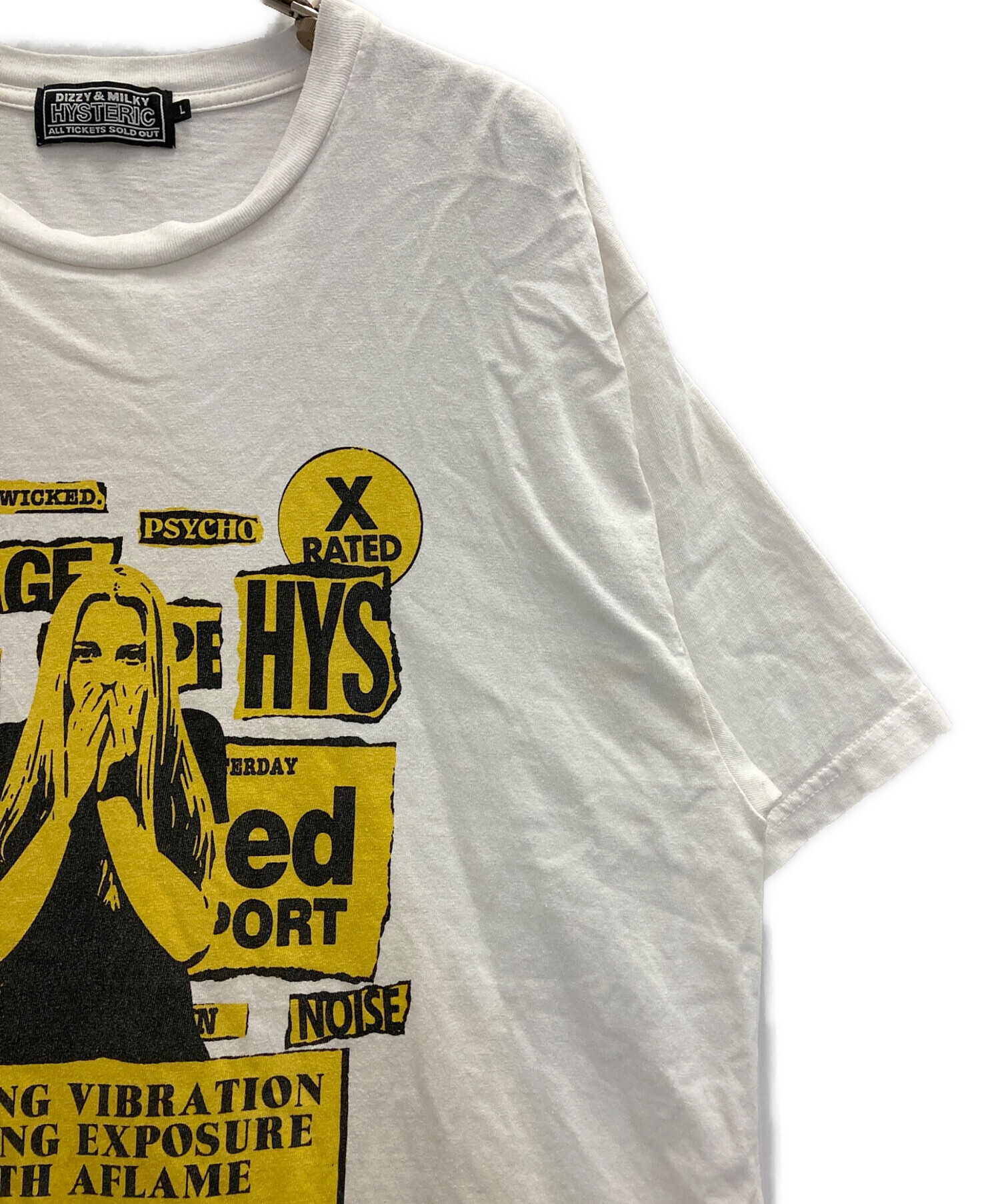 80s　HYSTERIC GLAMOUR　ヒスママ　L/S TEE　日本製 中古・古着通販】Hysteric Glamour (ヒステリックグラマー) ヒスガール