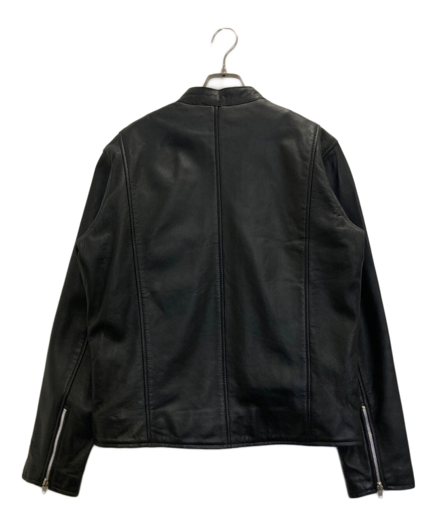 中古・古着通販】RHENIUM (レニウム) ラムレザーシングルライダース