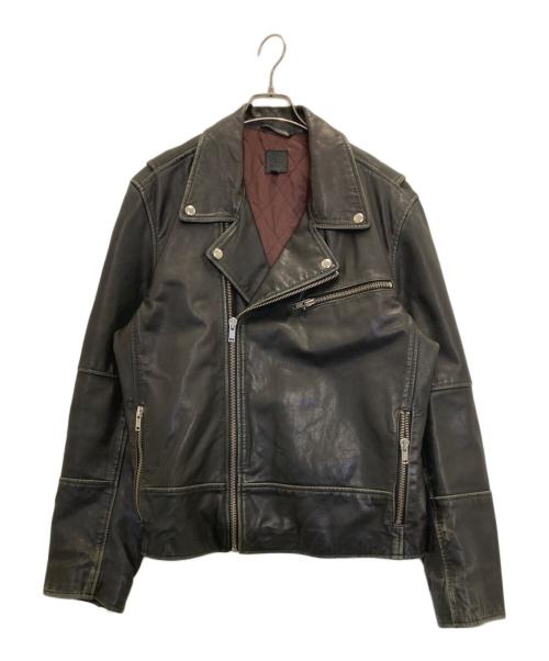 中古・古着通販】GAP (ギャップ) ダブルレザーライダースジャケット