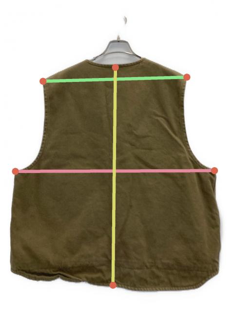 中古・古着通販】CarHartt (カーハート) ダックベスト オリーブ サイズ
