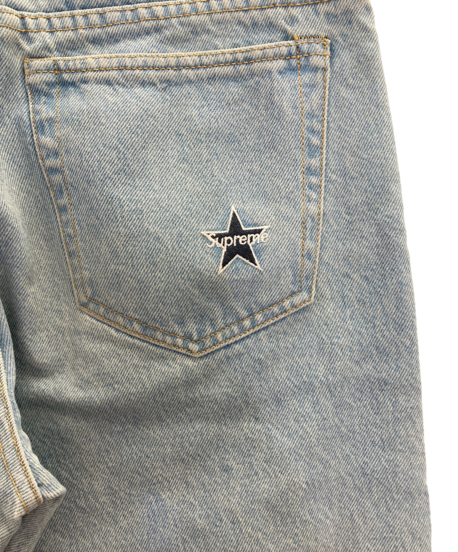 中古・古着通販】SUPREME (シュプリーム) Washed Regular Jeans スター