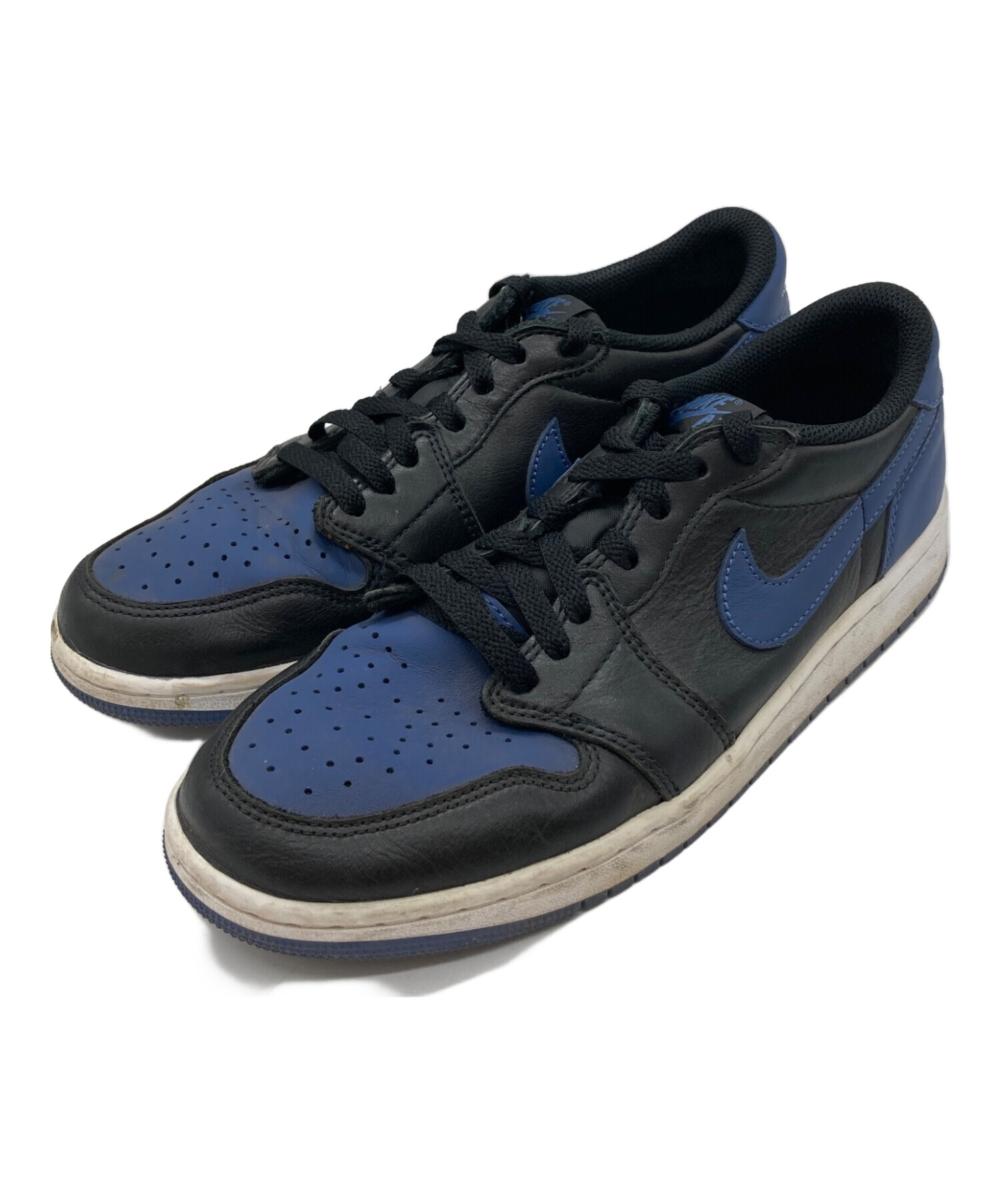 中古・古着通販】NIKE (ナイキ) Air Jordan 1 Low OG ブラック×ブルー 