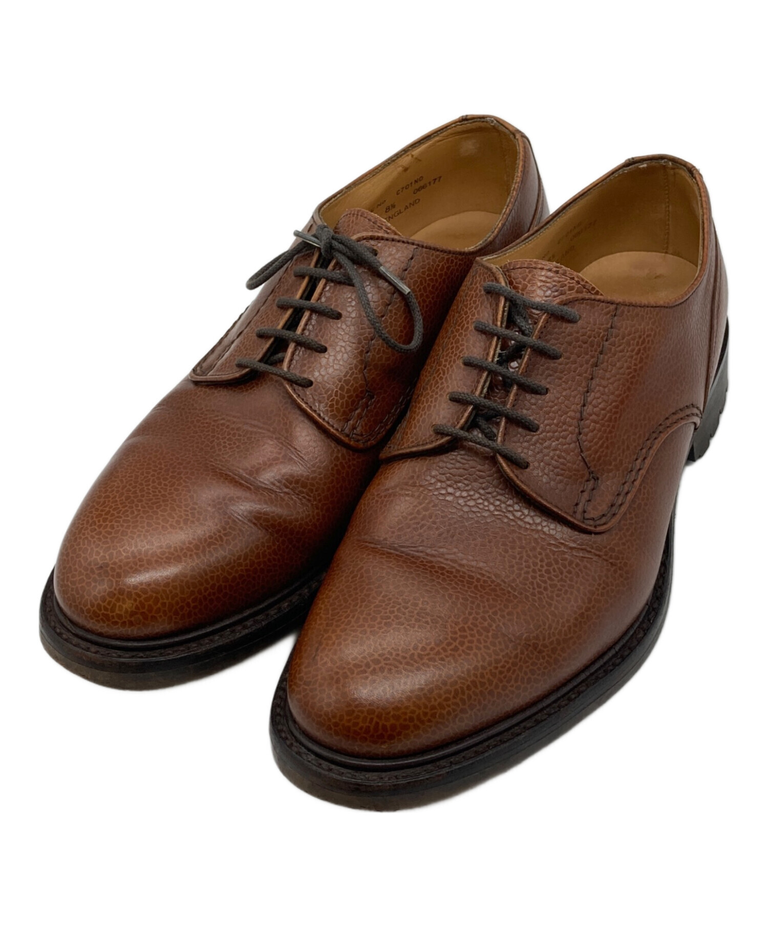 中古・古着通販】LOAKE (ローク) プレーントゥシューズ ブラウン
