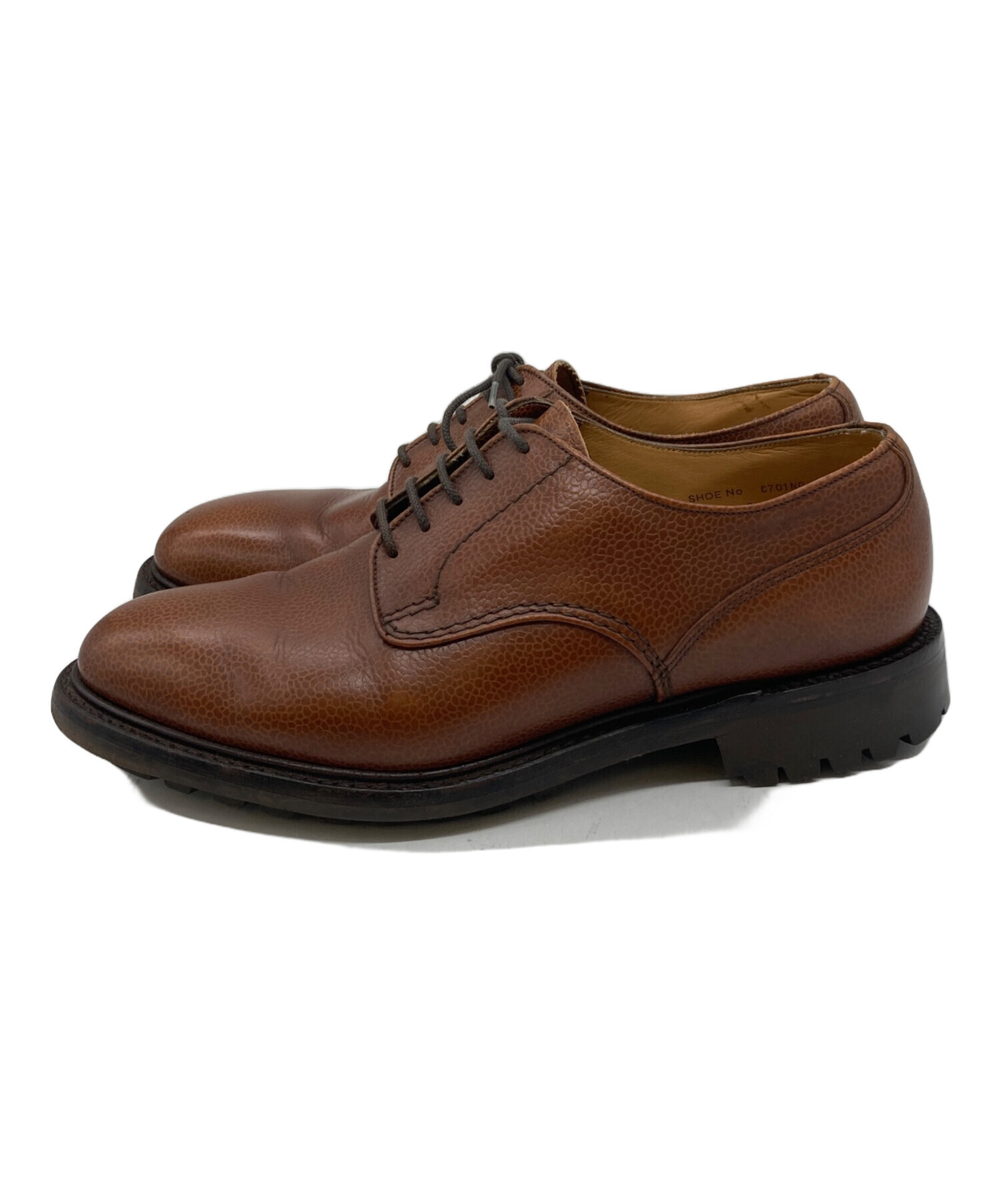 中古・古着通販】LOAKE (ローク) プレーントゥシューズ ブラウン