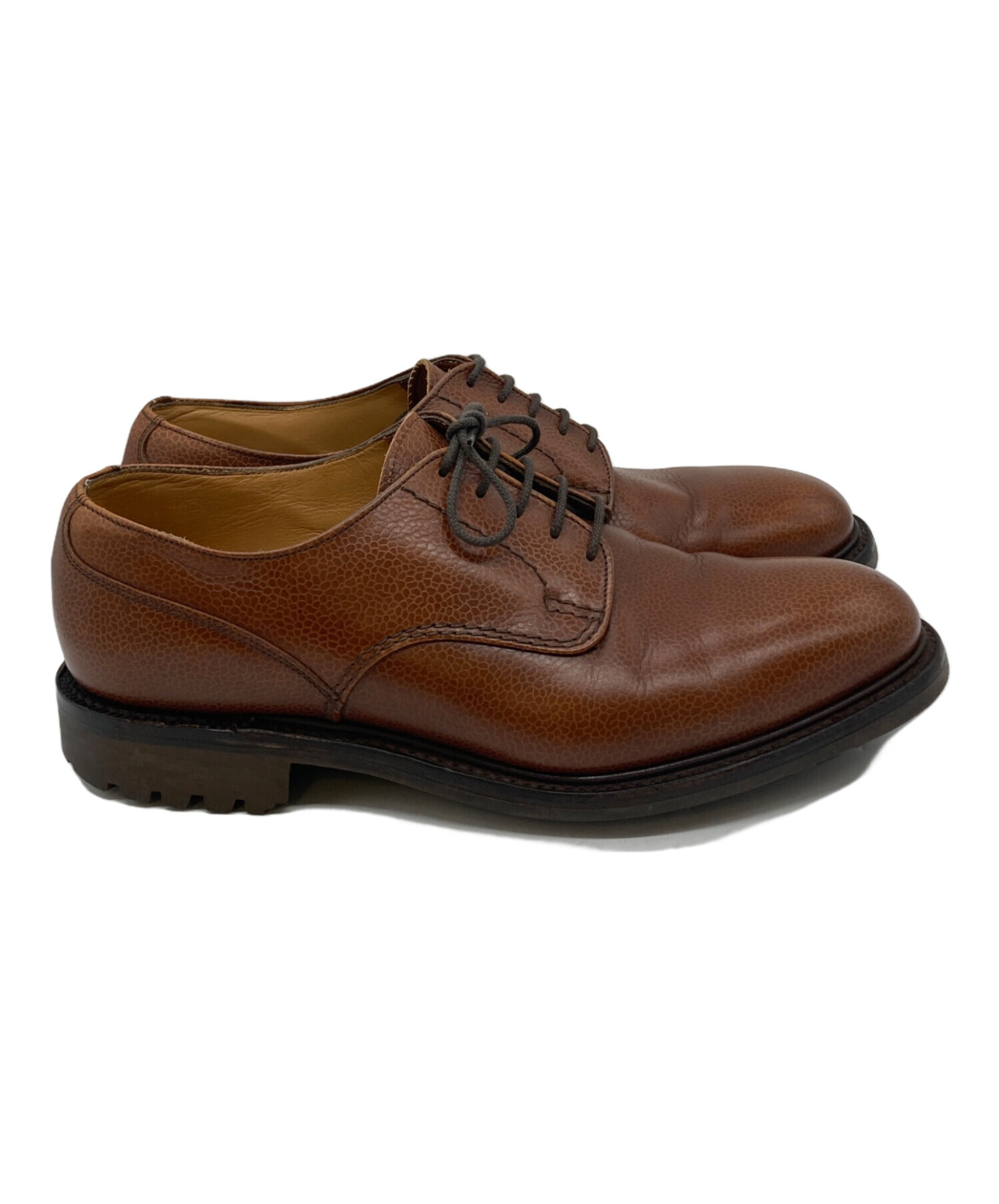中古・古着通販】LOAKE (ローク) プレーントゥシューズ ブラウン