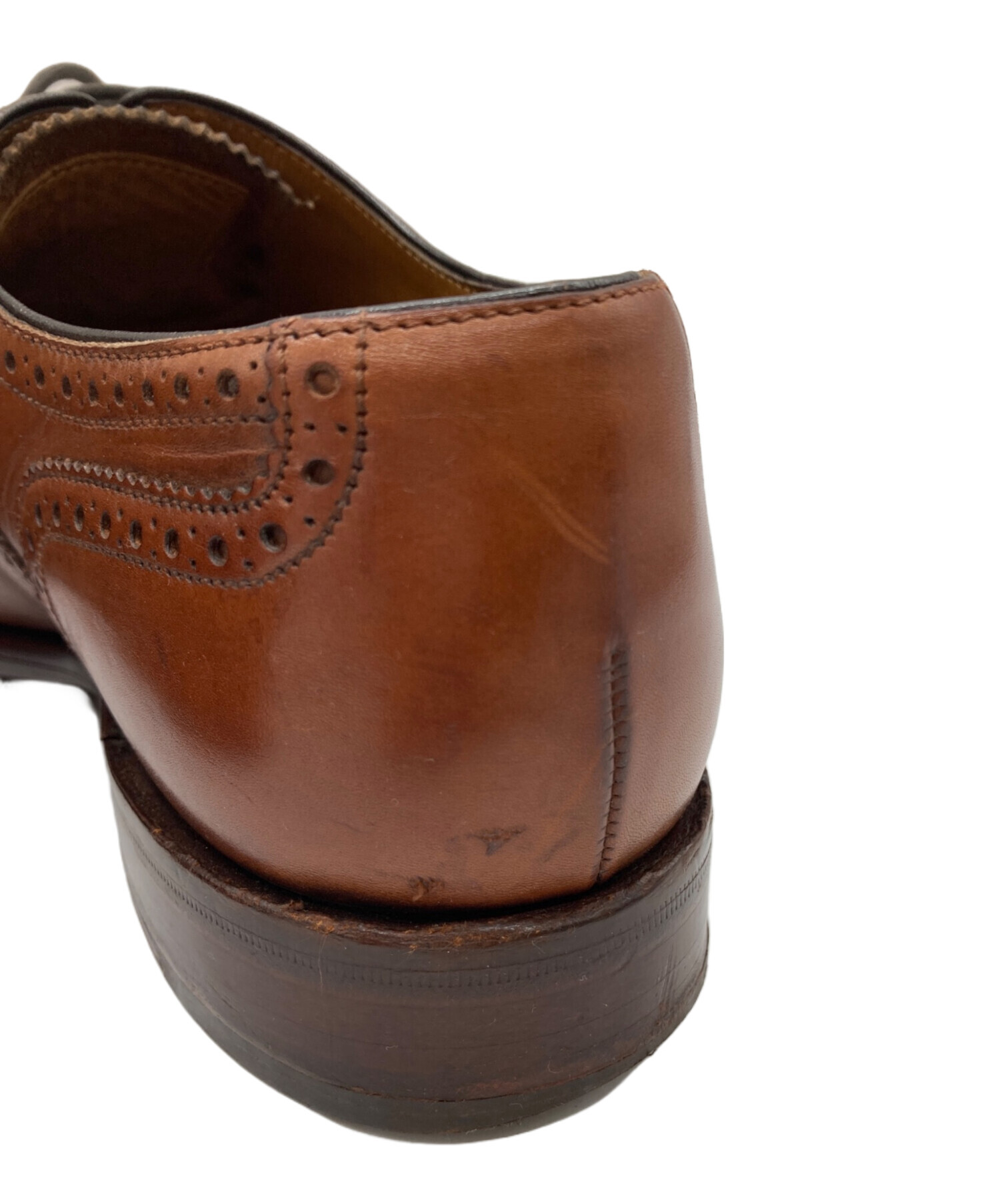 中古・古着通販】LOAKE (ローク) セミブローグシューズ ブラウン