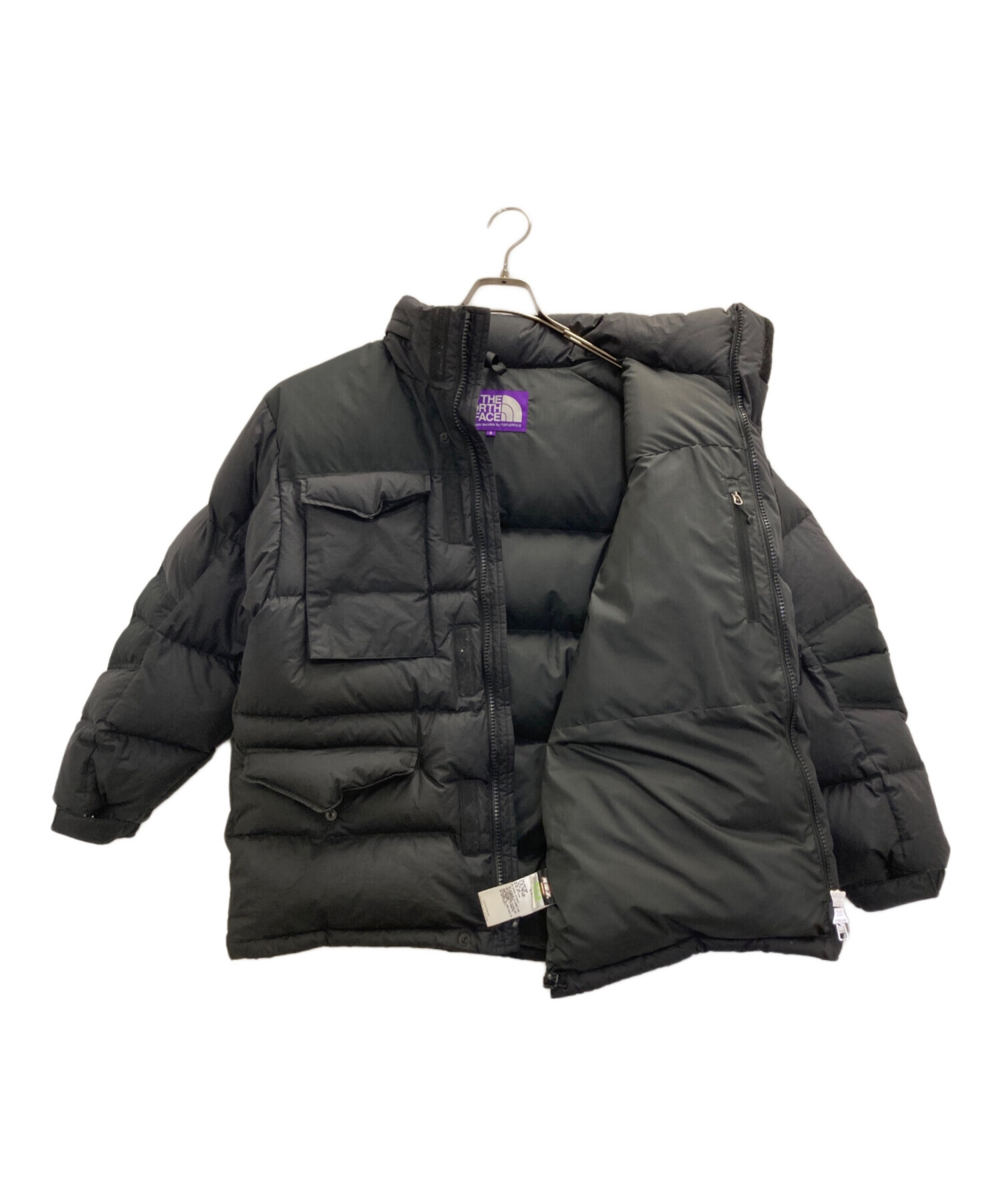 THE NORTH FACE ダウンジャケット パープル/ブラック 中古・古着通販】THE NORTHFACE PURPLELABEL (ザ・ノースフェイス
