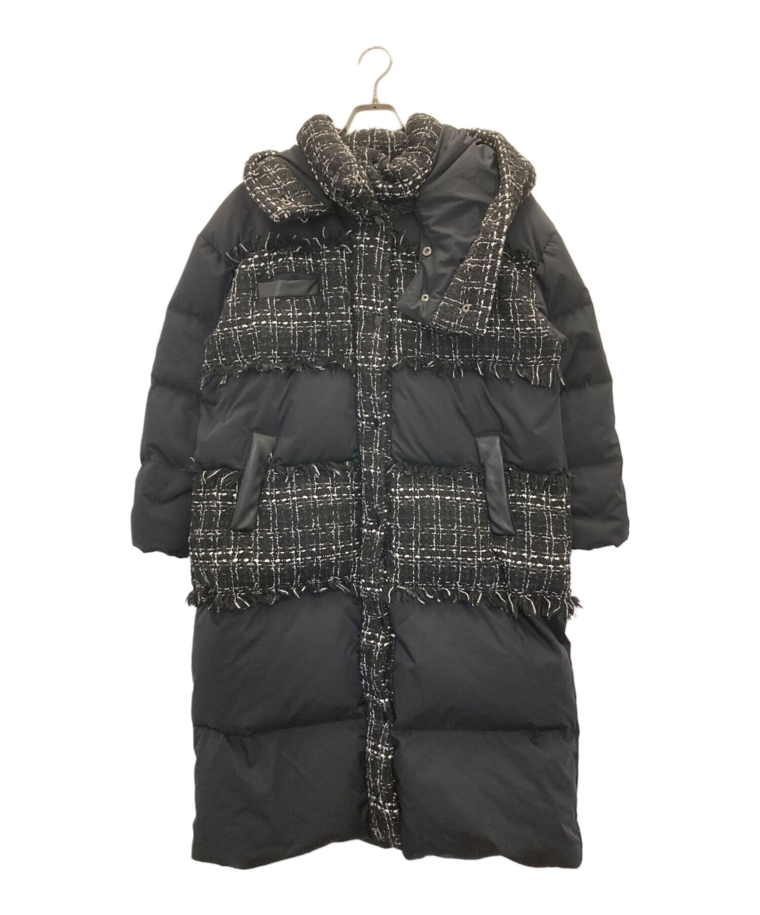 中古・古着通販】HER LIP TO (ハーリップトゥ) Tweed Shell Down Long