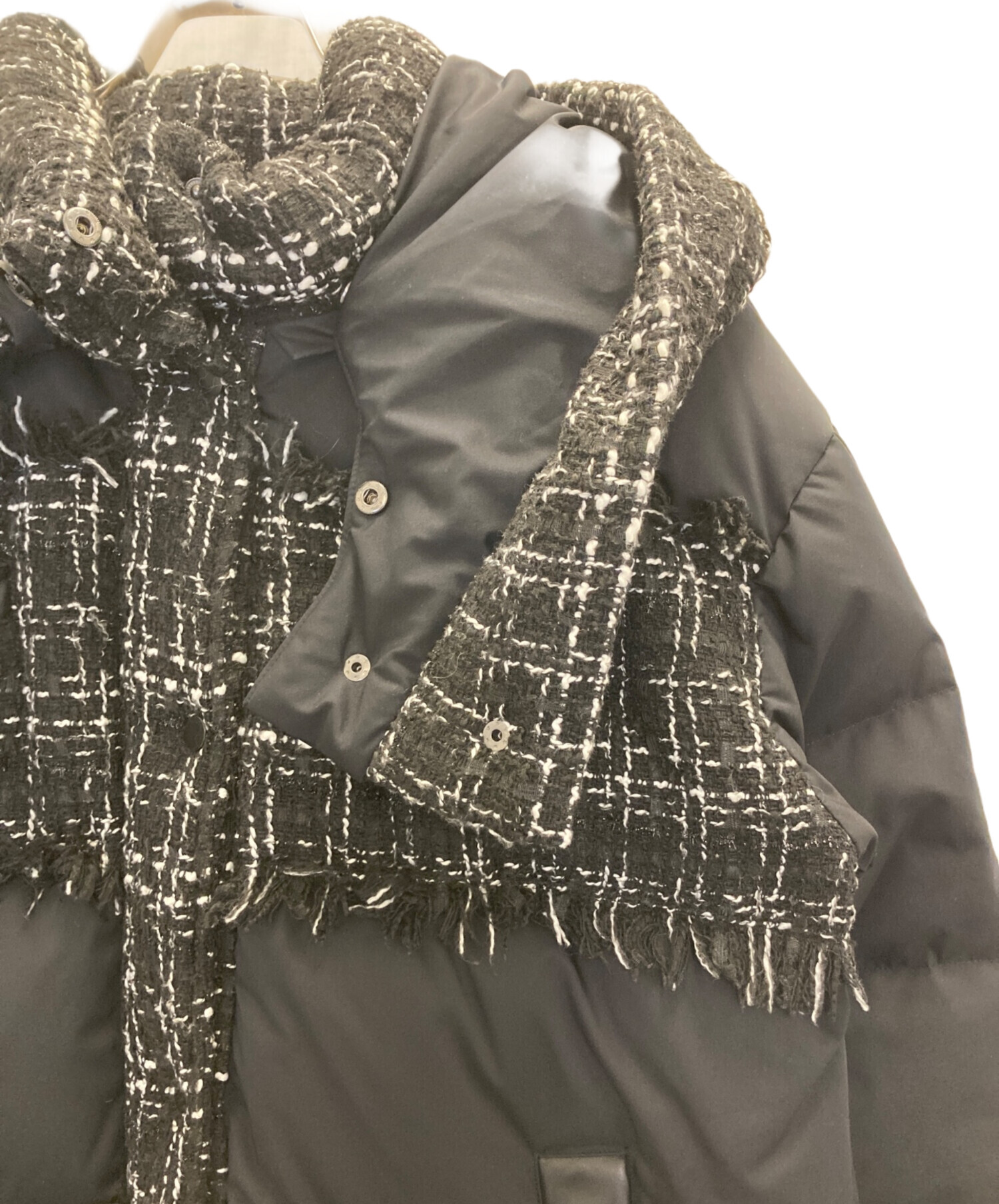 中古・古着通販】HER LIP TO (ハーリップトゥ) Tweed Shell Down Long