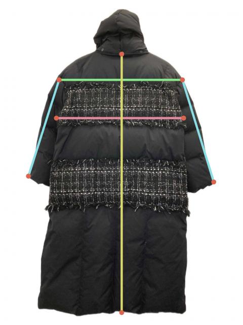 中古・古着通販】HER LIP TO (ハーリップトゥ) Tweed Shell Down Long