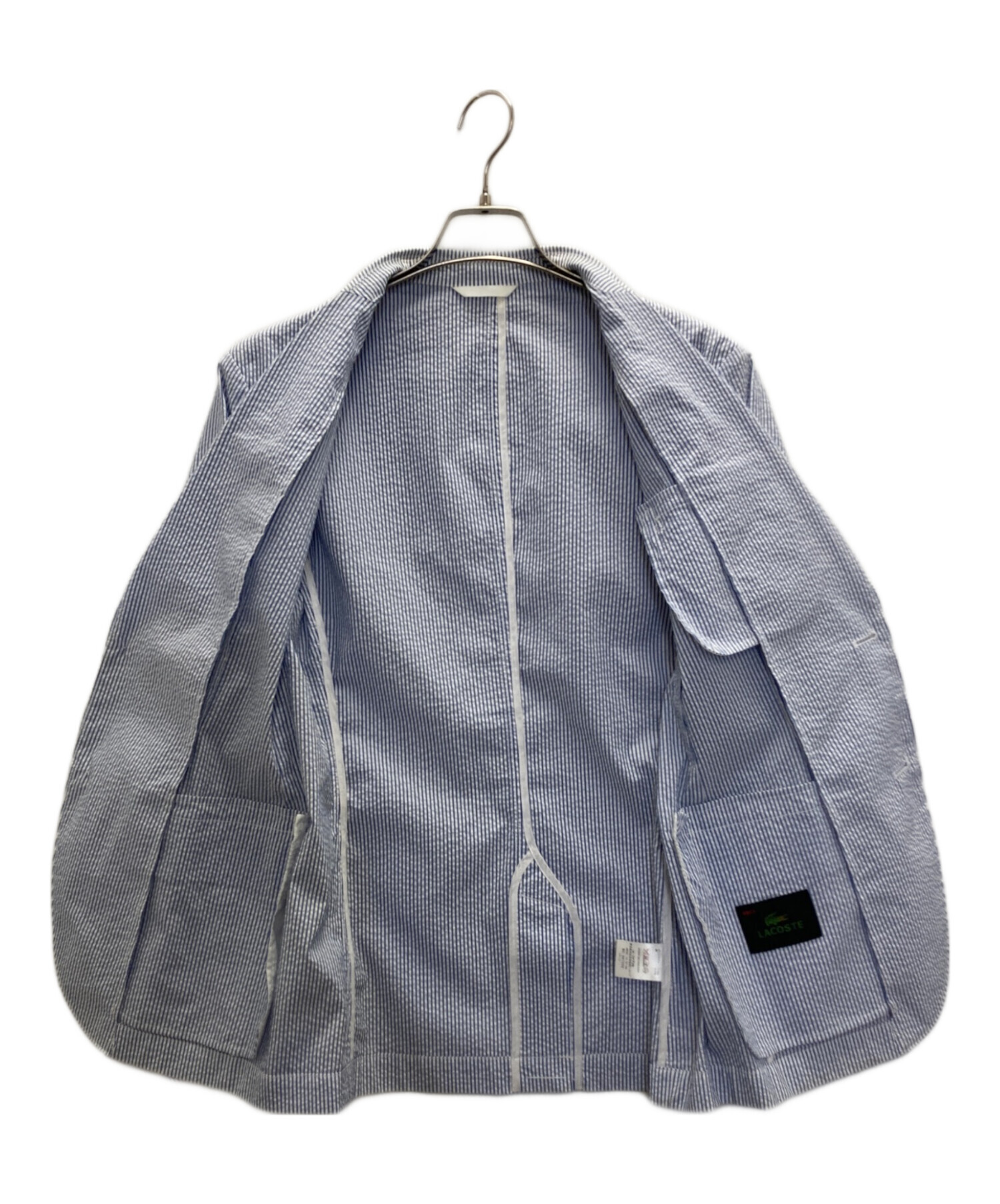 中古・古着通販】LACOSTE (ラコステ) シアサッカーテーラード 