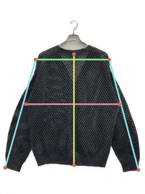 中古・古着通販】YOKE (ヨーク) MESHED KNIT CARDIGAN（メッシュド