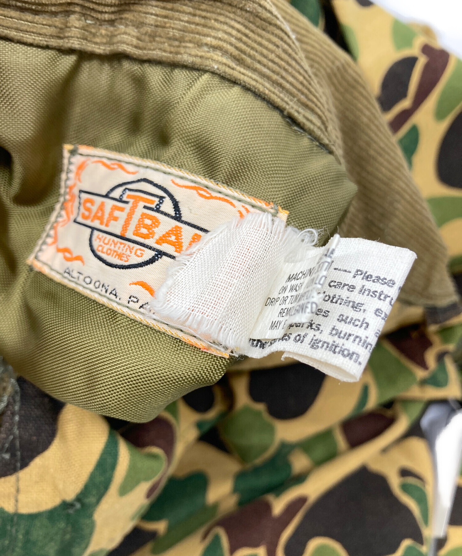 中古・古着通販】SAFTBAK (サフトバック) カモハンティングジャケット 