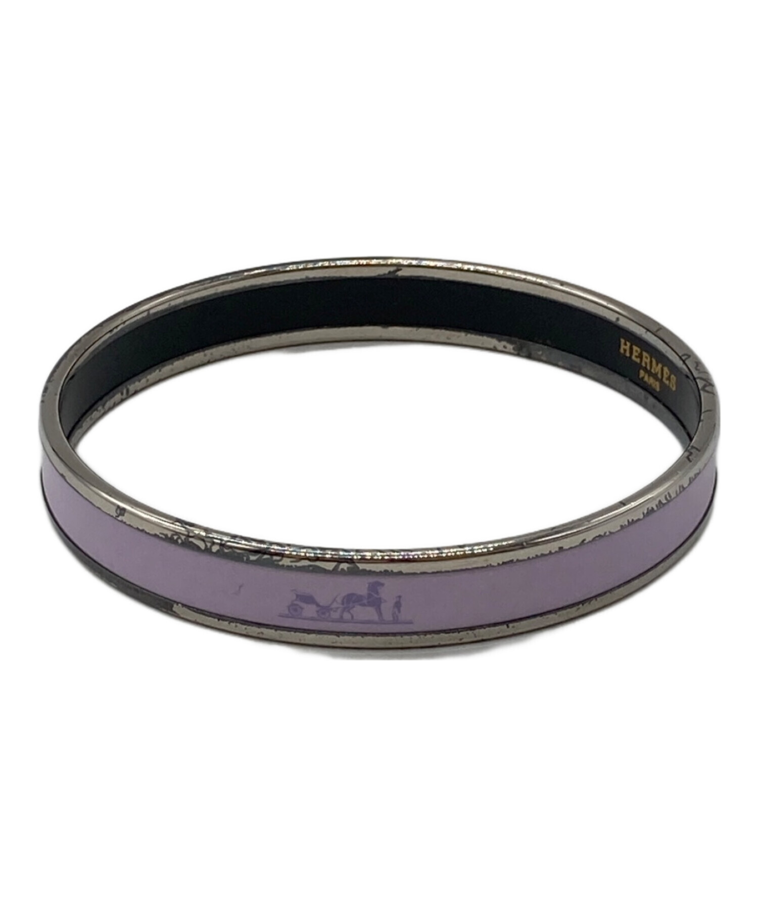 中古・古着通販】HERMES (エルメス) エマイユ PM ピンク×シルバー