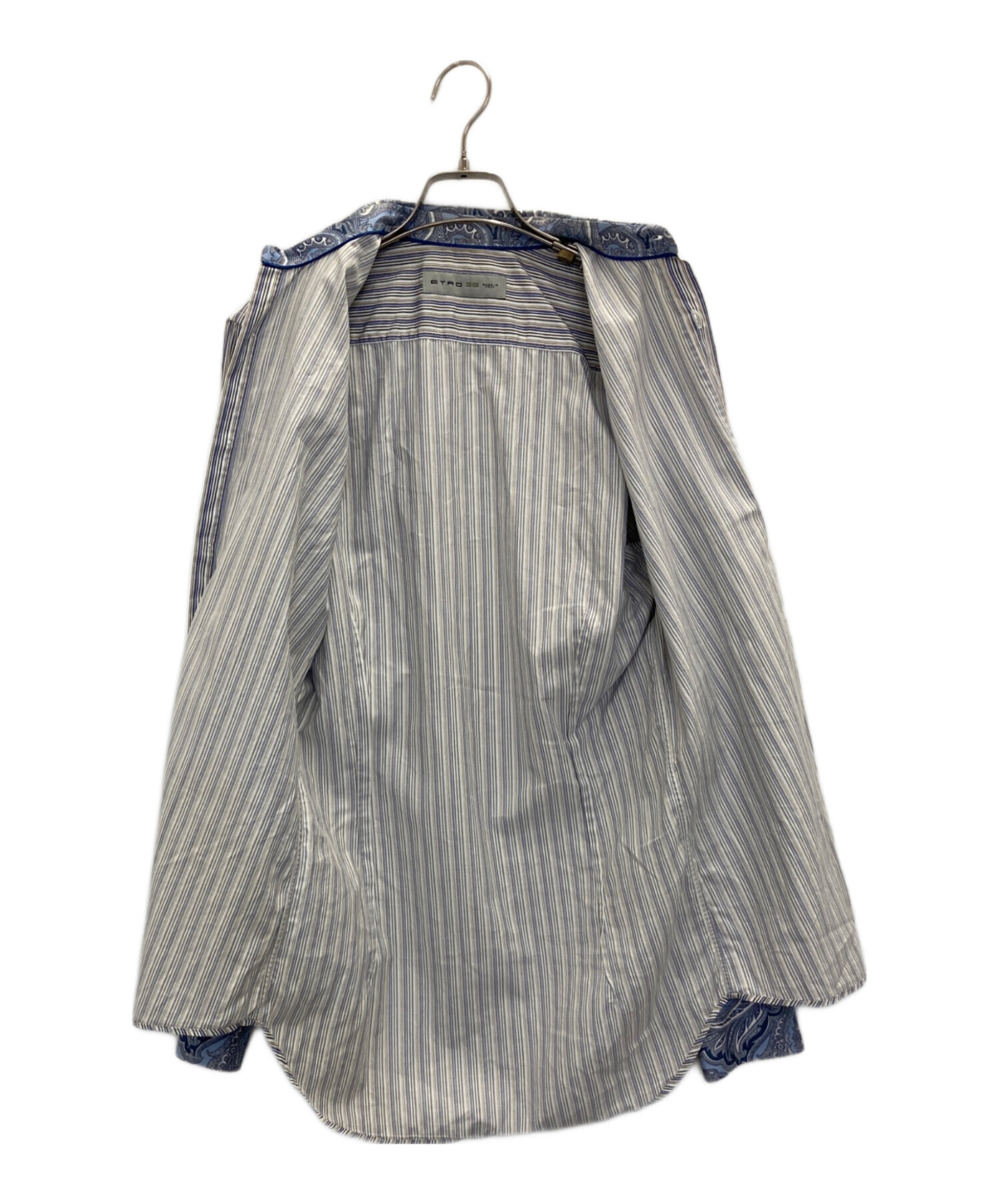 中古・古着通販】ETRO (エトロ) ストライプシャツ ブルー サイズ:SIZE