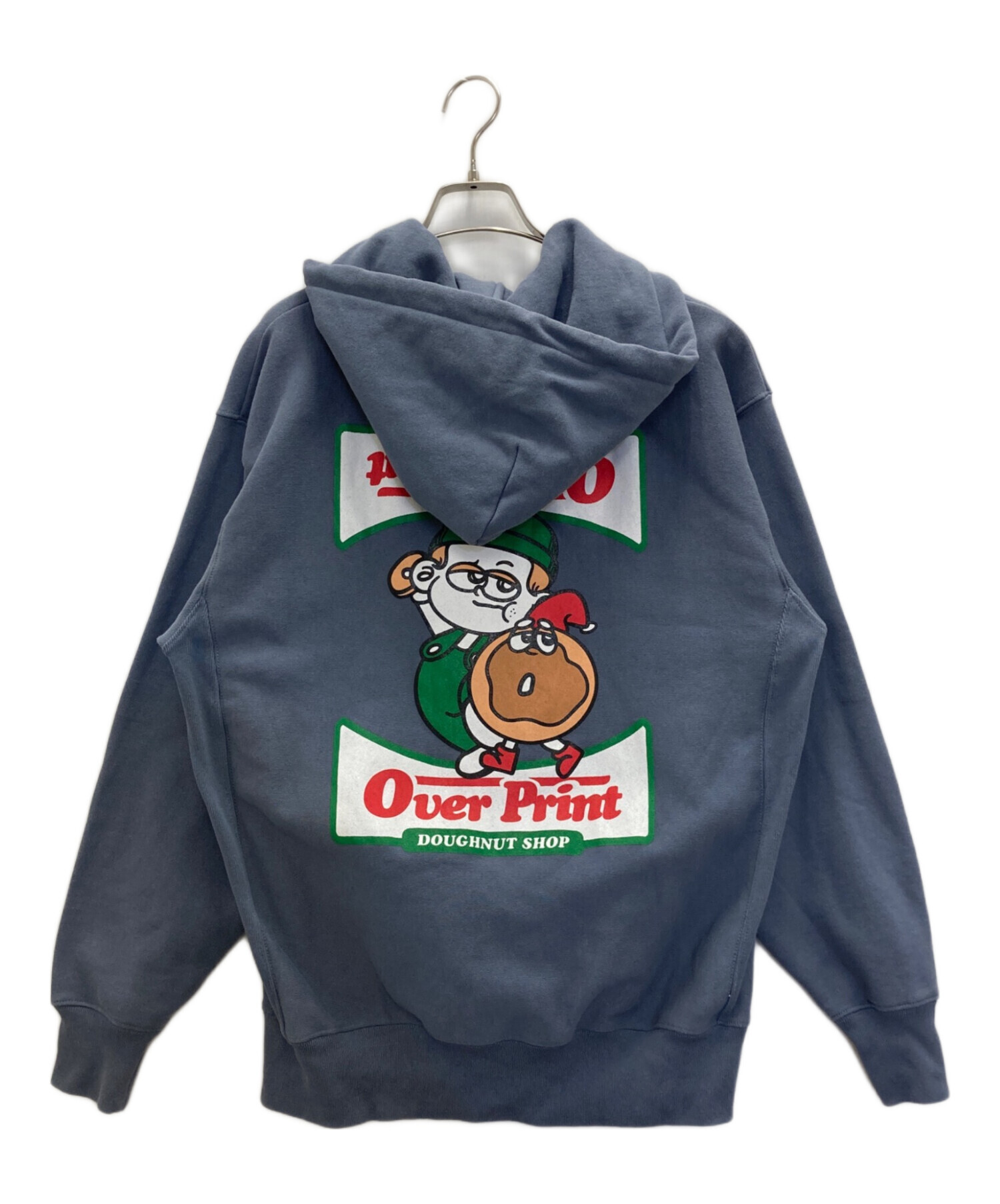 中古・古着通販】overprint (オーバープリント) ジップパーカー グレー