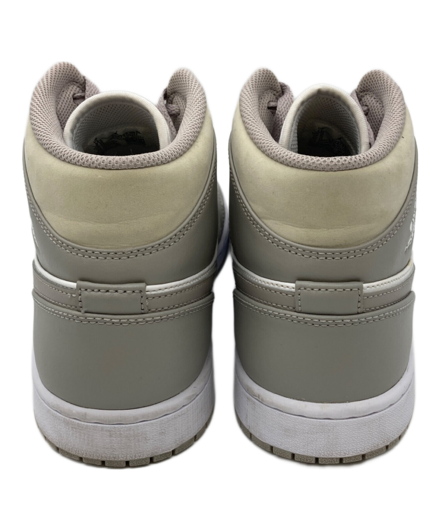 中古・古着通販】NIKE (ナイキ) Air Jordan 1 Mid Linen グレー サイズ 