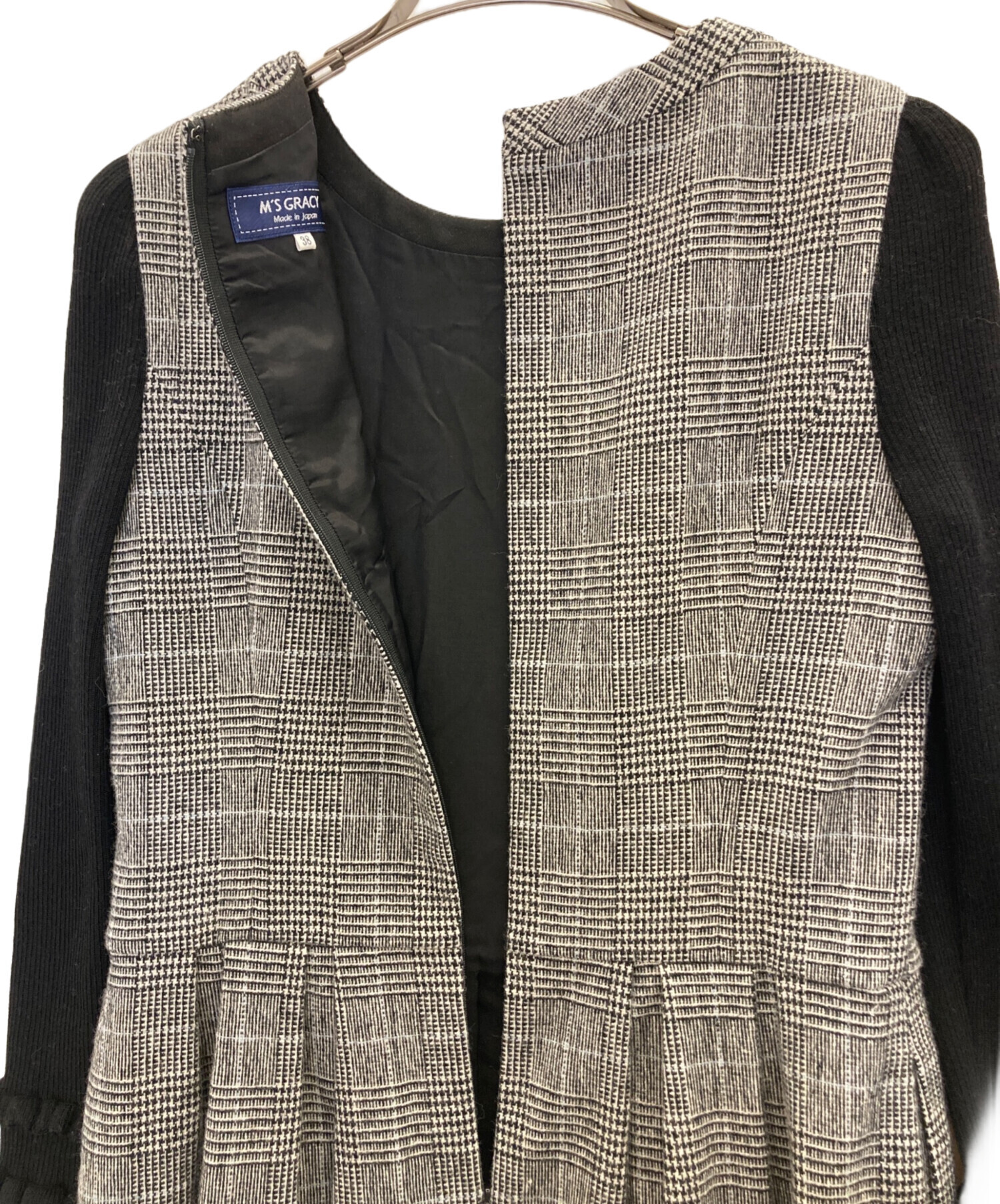 中古・古着通販】M'S GRACY (エムズグレイシー) ワンピース グレー