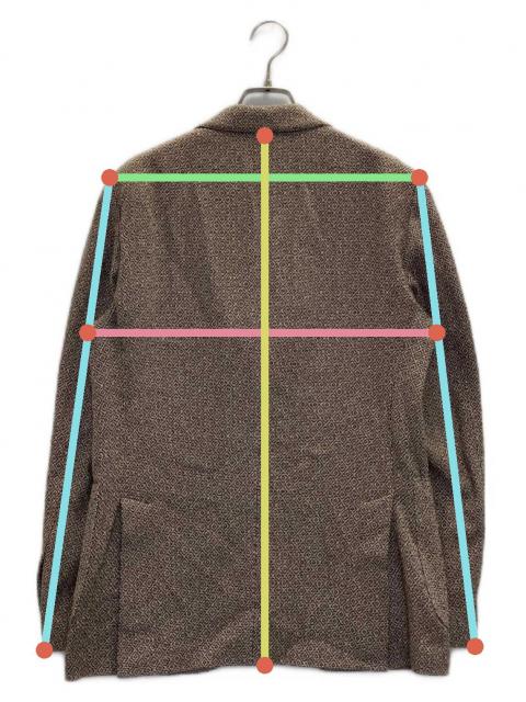 中古・古着通販】LARDINI (ラルディーニ) シルク混 ベージュ チェック