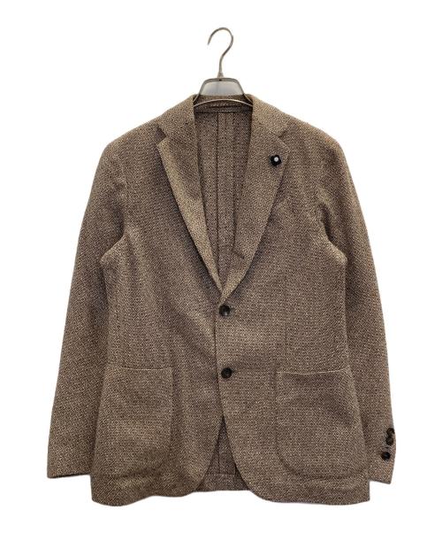 中古・古着通販】LARDINI (ラルディーニ) シルク混 ベージュ チェック 中古・古着通販】LARDINI (ラルディーニ) シルク混 ベージュ チェック