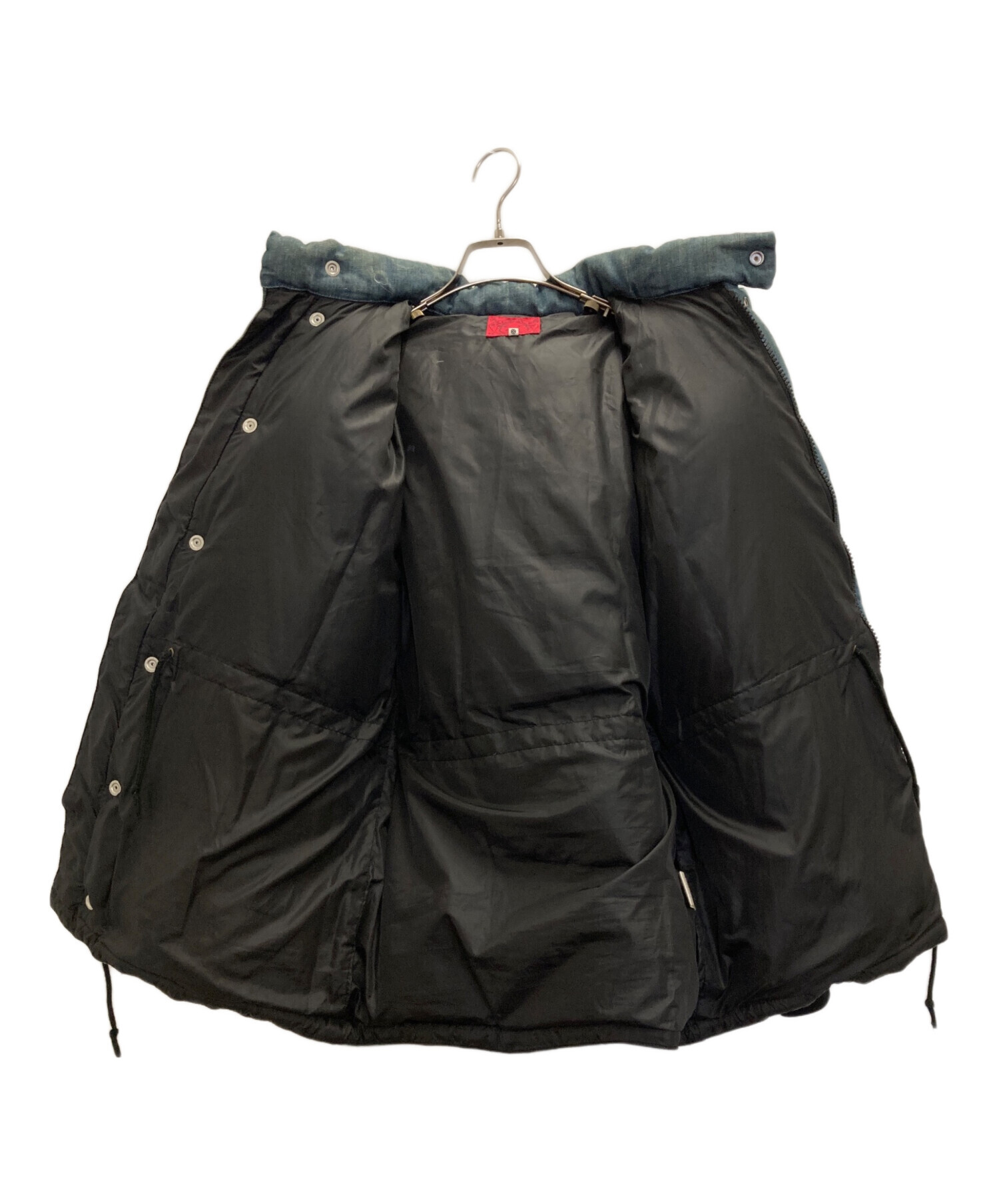 中古・古着通販】EVISU (エヴィス) デニムダウンジャケット インディゴ 中古・古着通販】EVISU (エヴィス) デニムダウンジャケット インディゴ