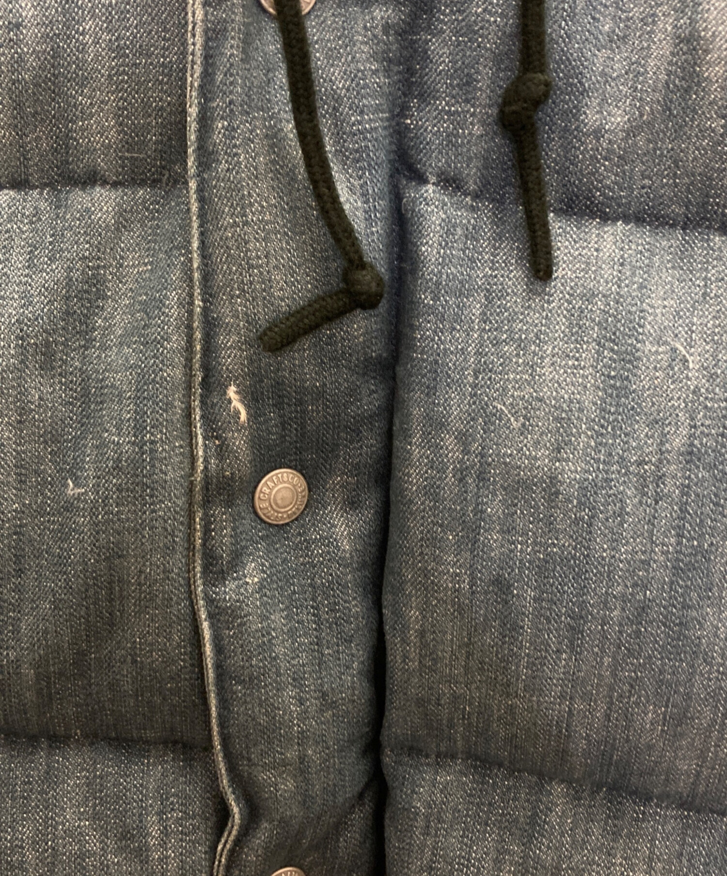 中古・古着通販】EVISU (エヴィス) デニムダウンジャケット インディゴ