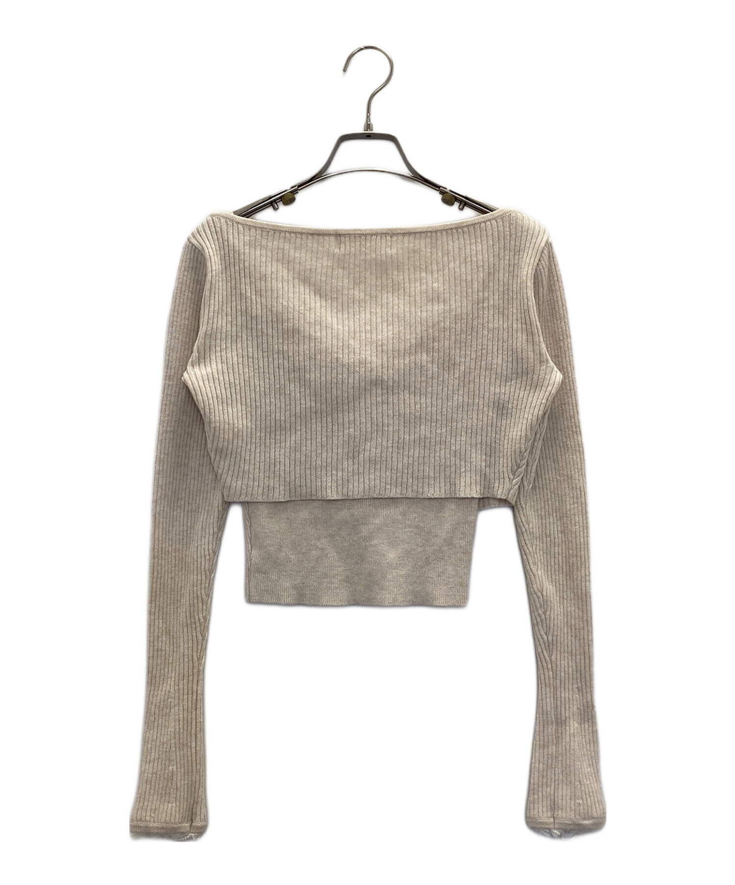 中古・古着通販】andmary (アンドマリー) Brenda lace knit set