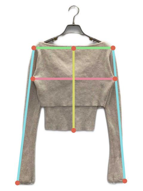 中古・古着通販】andmary (アンドマリー) Brenda lace knit set