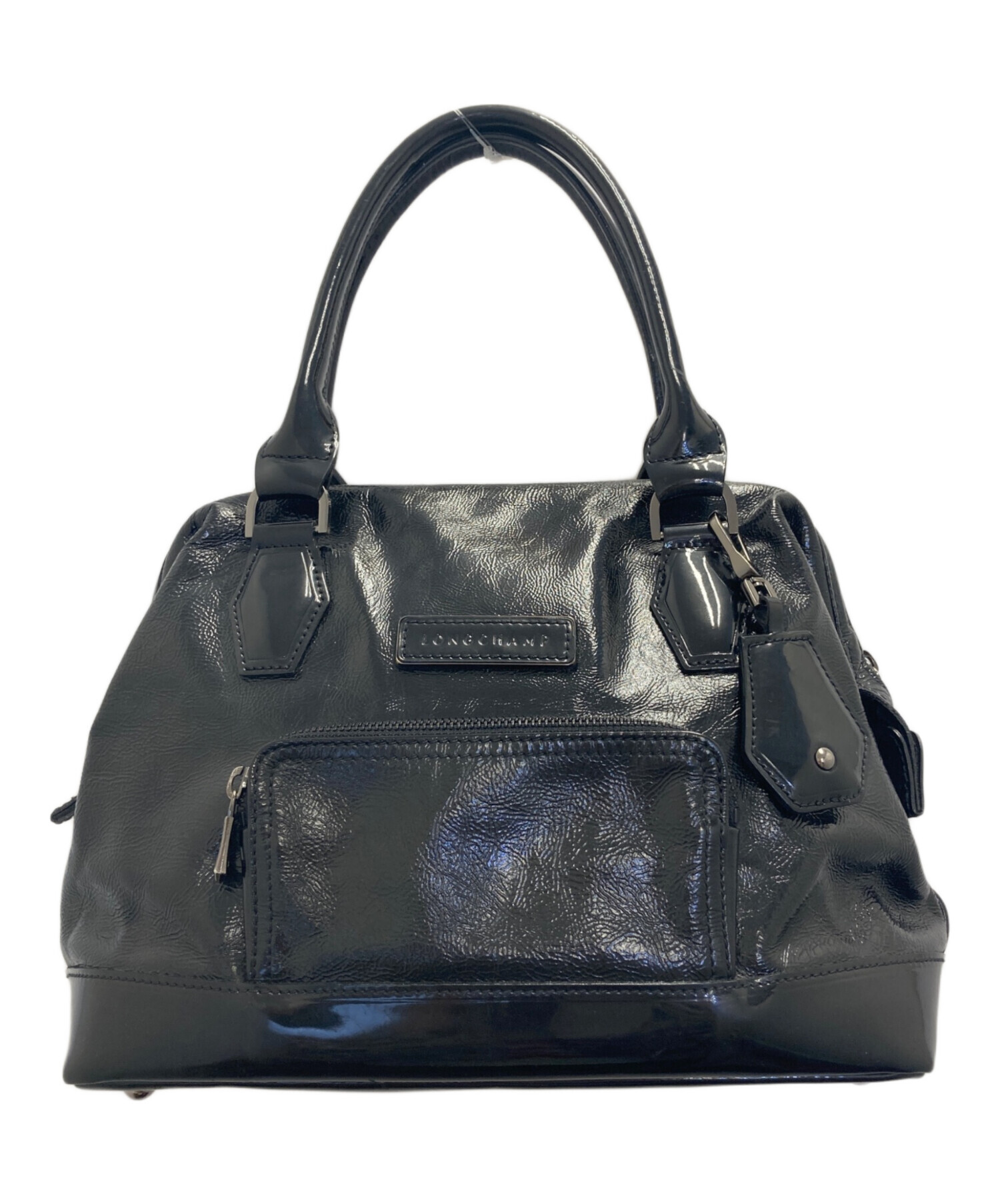 LONGCHAMP ロンシャン ハンドバッグ レディース 【古着】【中古】 中古・古着通販】LONGCHAMP (ロンシャン) ハンドバッグ ブラック